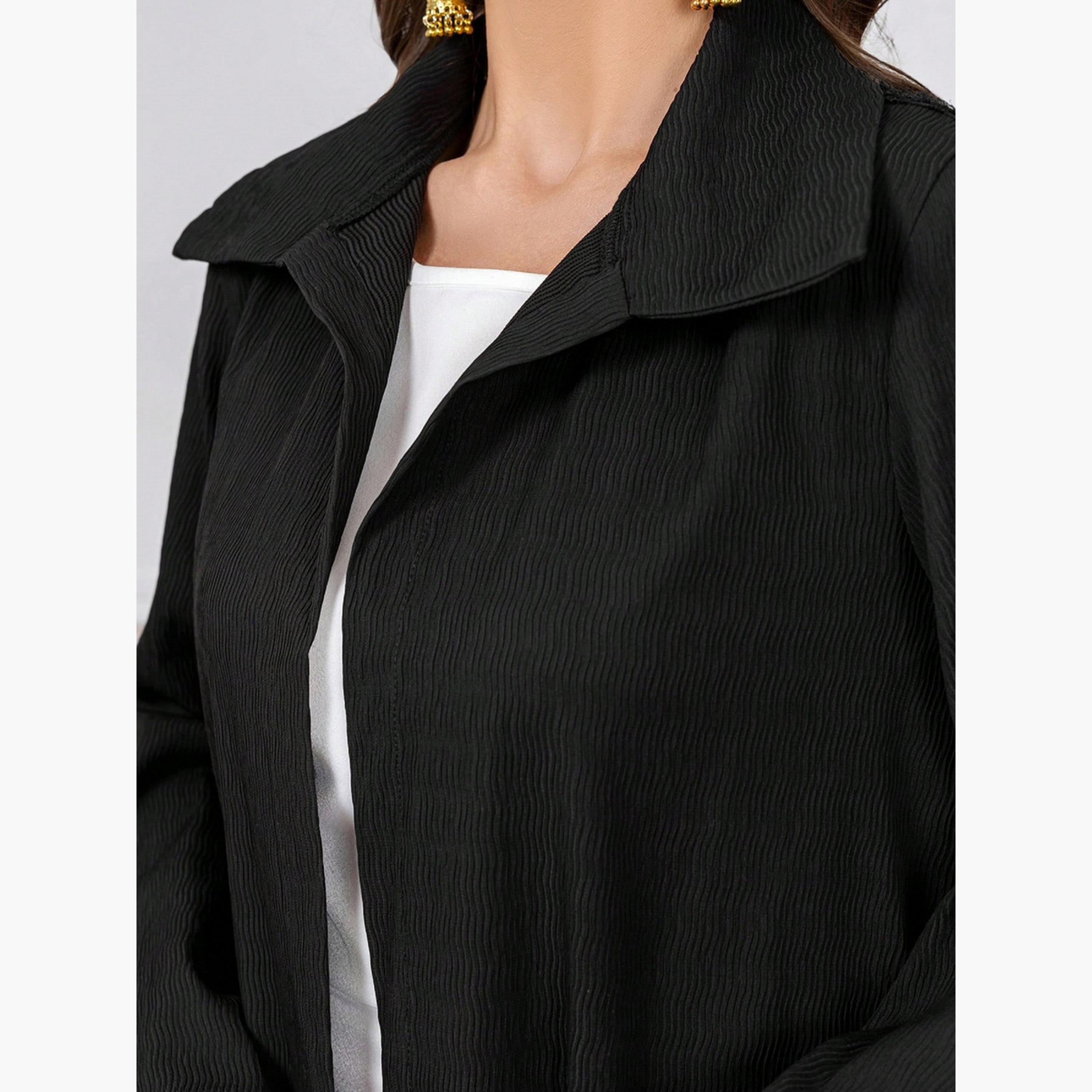 Take Two Black Furry Back Panel Front Open Kimono-women-winterwear-coatsandjackets-jackets-image-6