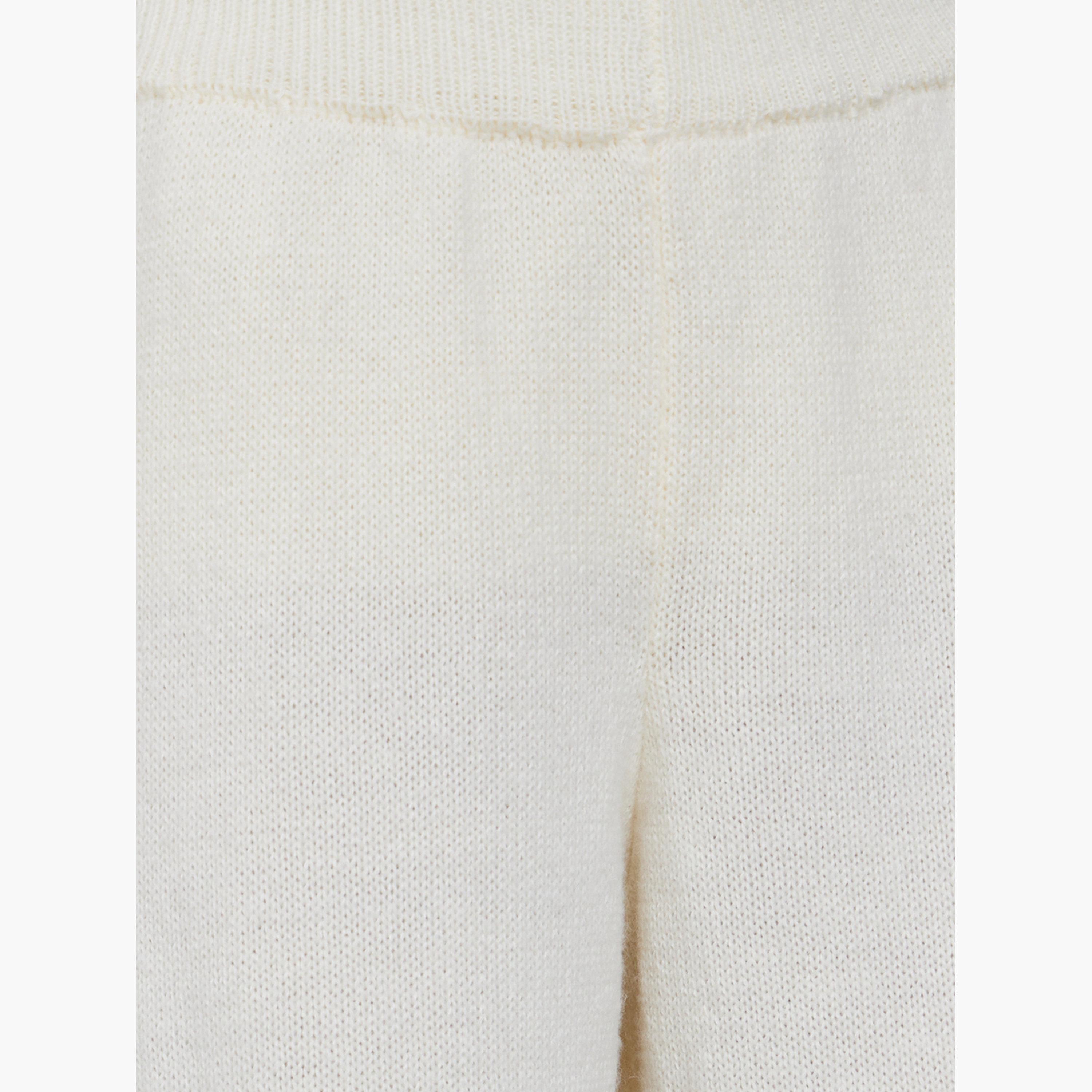 Styli Women Off White Plain Flat Knit Wide Leg Pants-women-clothing-bottoms-trousers-image-3