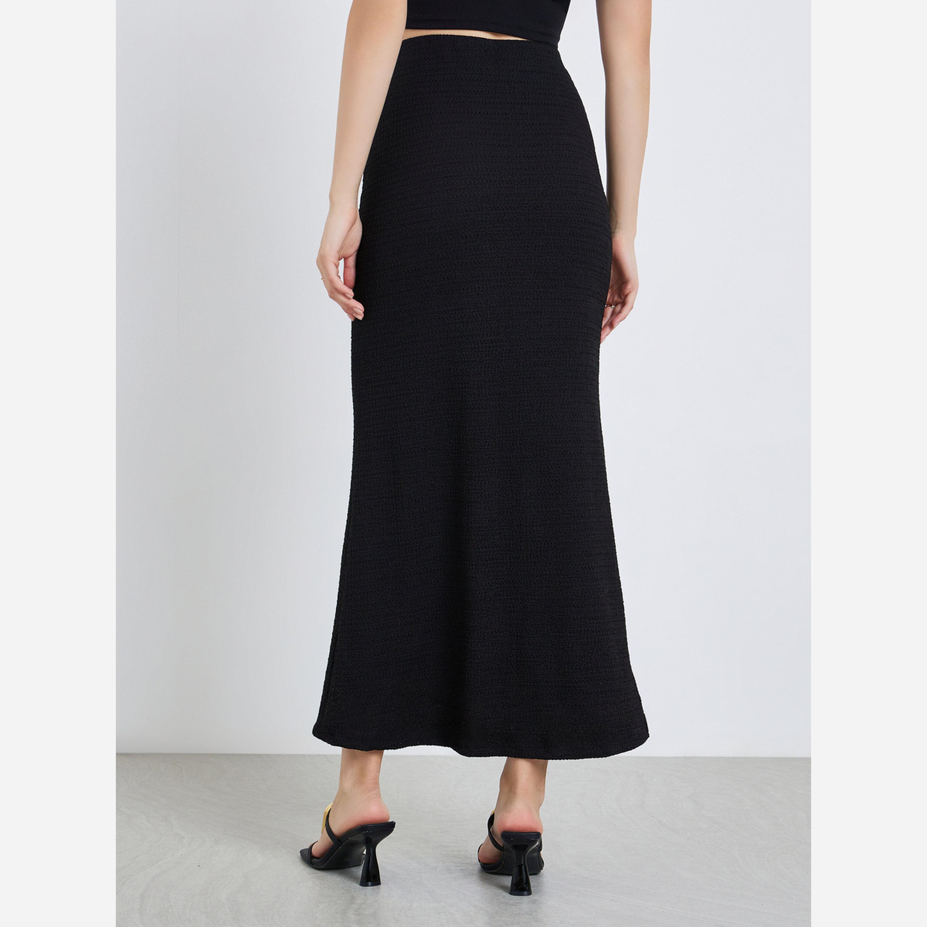 ستايلي - تنورة طويلة ضيقة لون أسود للنساء-women-clothing-bottoms-skirts-image-3