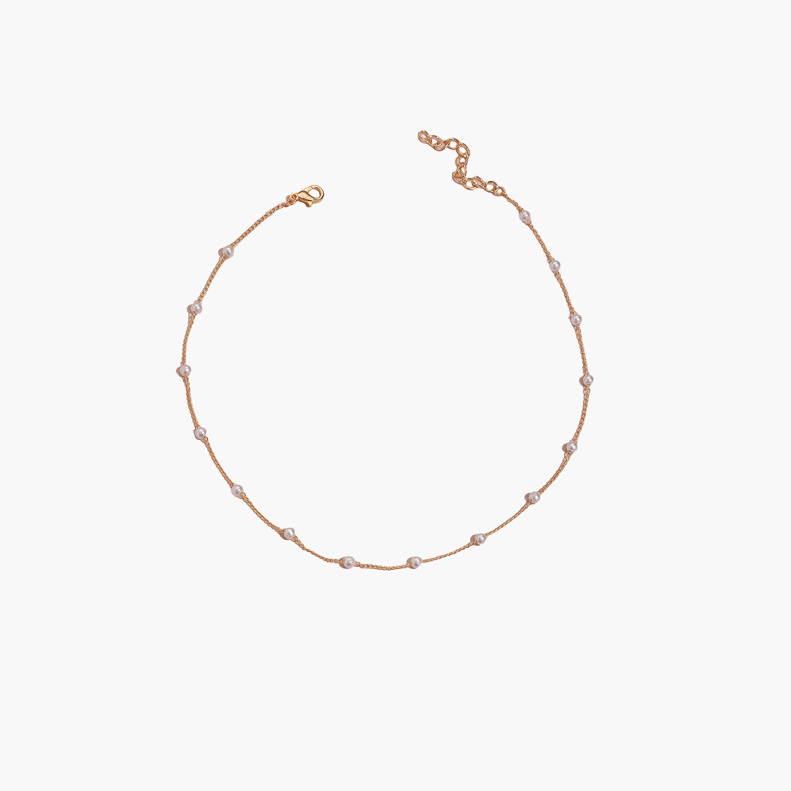 Take Two Women  Faux Pearl Trail Necklace-women-watchesandjewellery-jewellery-necklacesandpendants-image-1