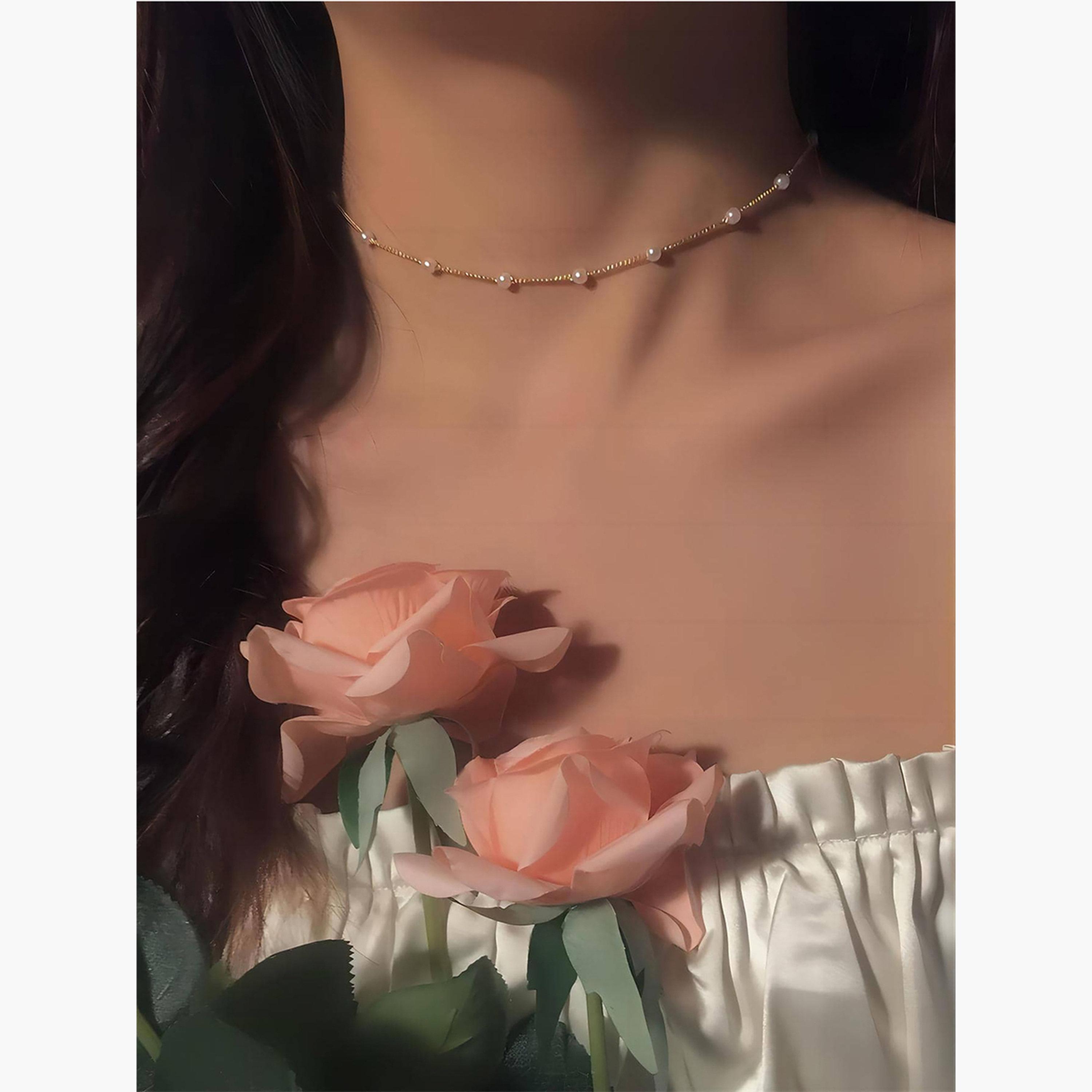 تيك تو - قلادة درب اللؤلؤ الصناعي-women-watchesandjewellery-jewellery-necklacesandpendants-image-2