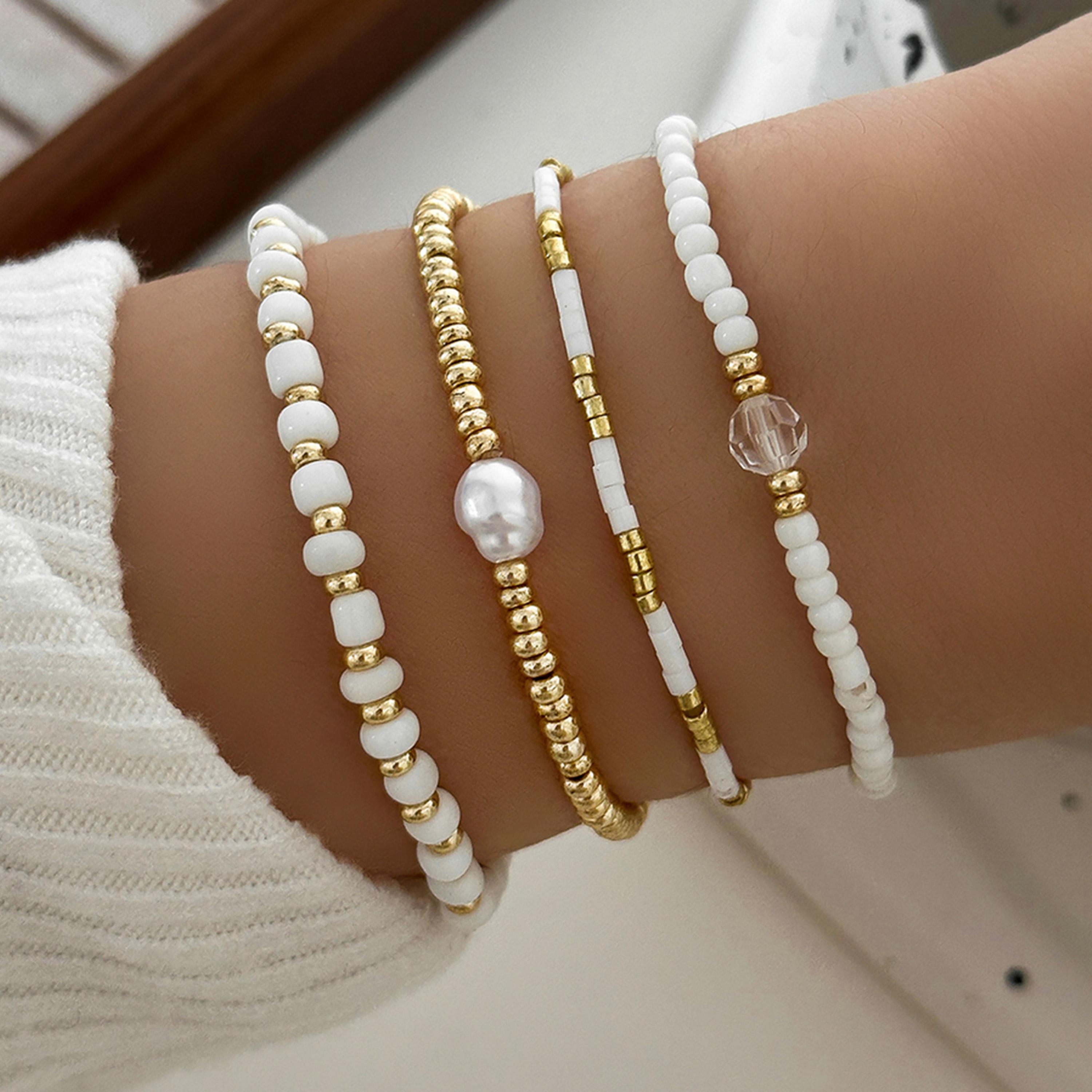 Take Two Women  Set of 4 - Beaded Bracelets-women-watchesandjewellery-jewellery-banglesandbracelets-image-2