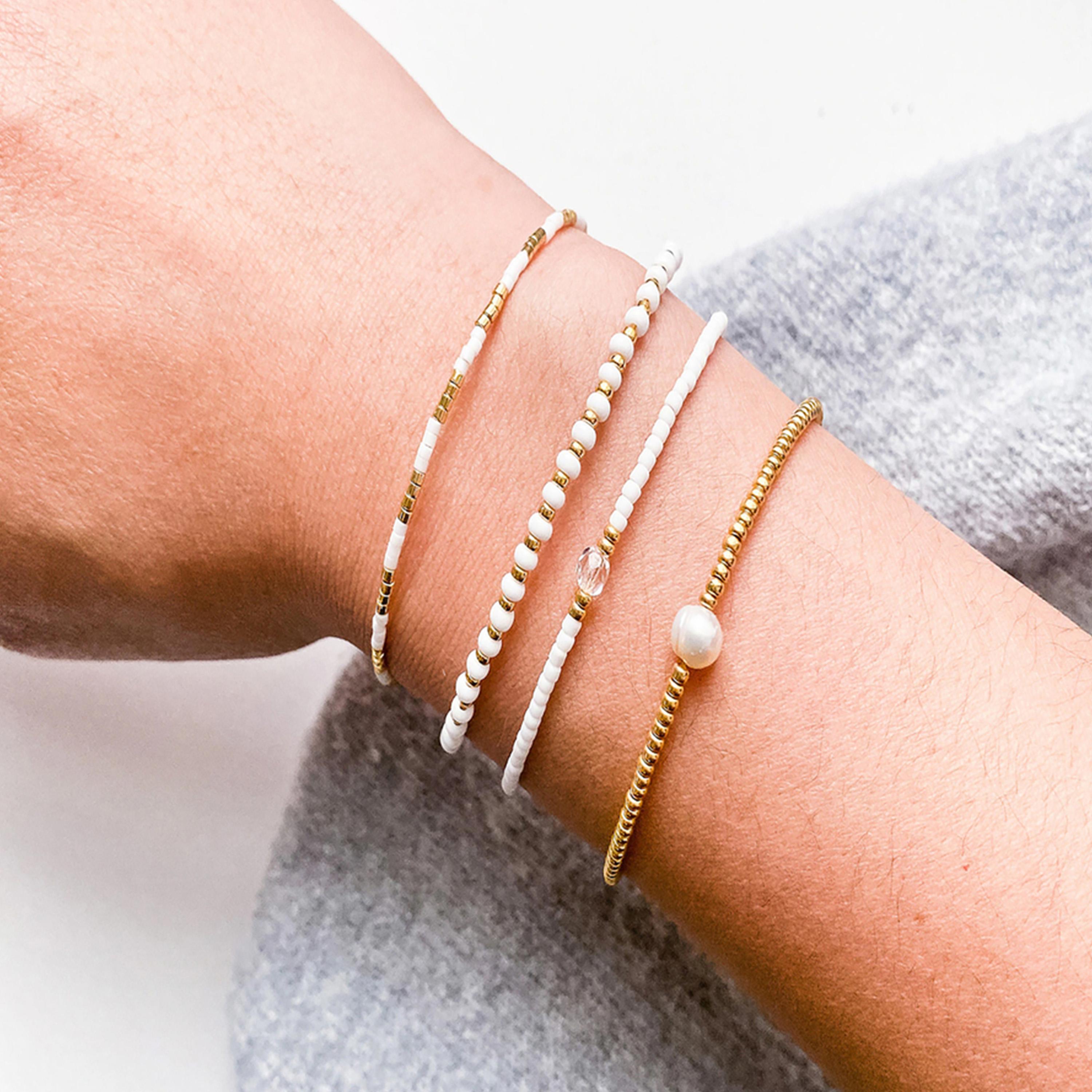 تيك تو - مجموعة من 4 أساور من الخرز-women-watchesandjewellery-jewellery-banglesandbracelets-image-5