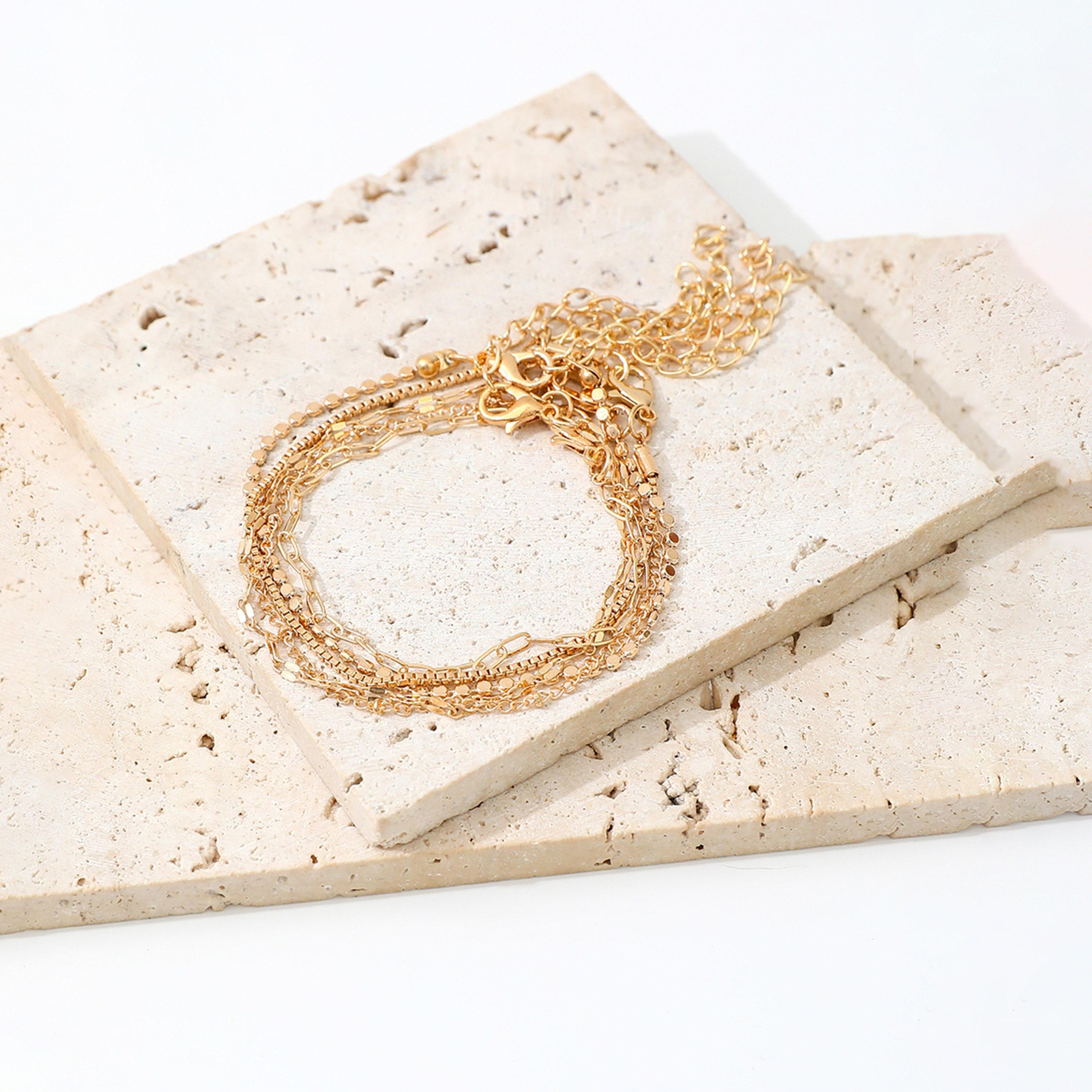 Take Two Women  Set of 5 - Assorted Link Bracelets-women-watchesandjewellery-jewellery-banglesandbracelets-image-3