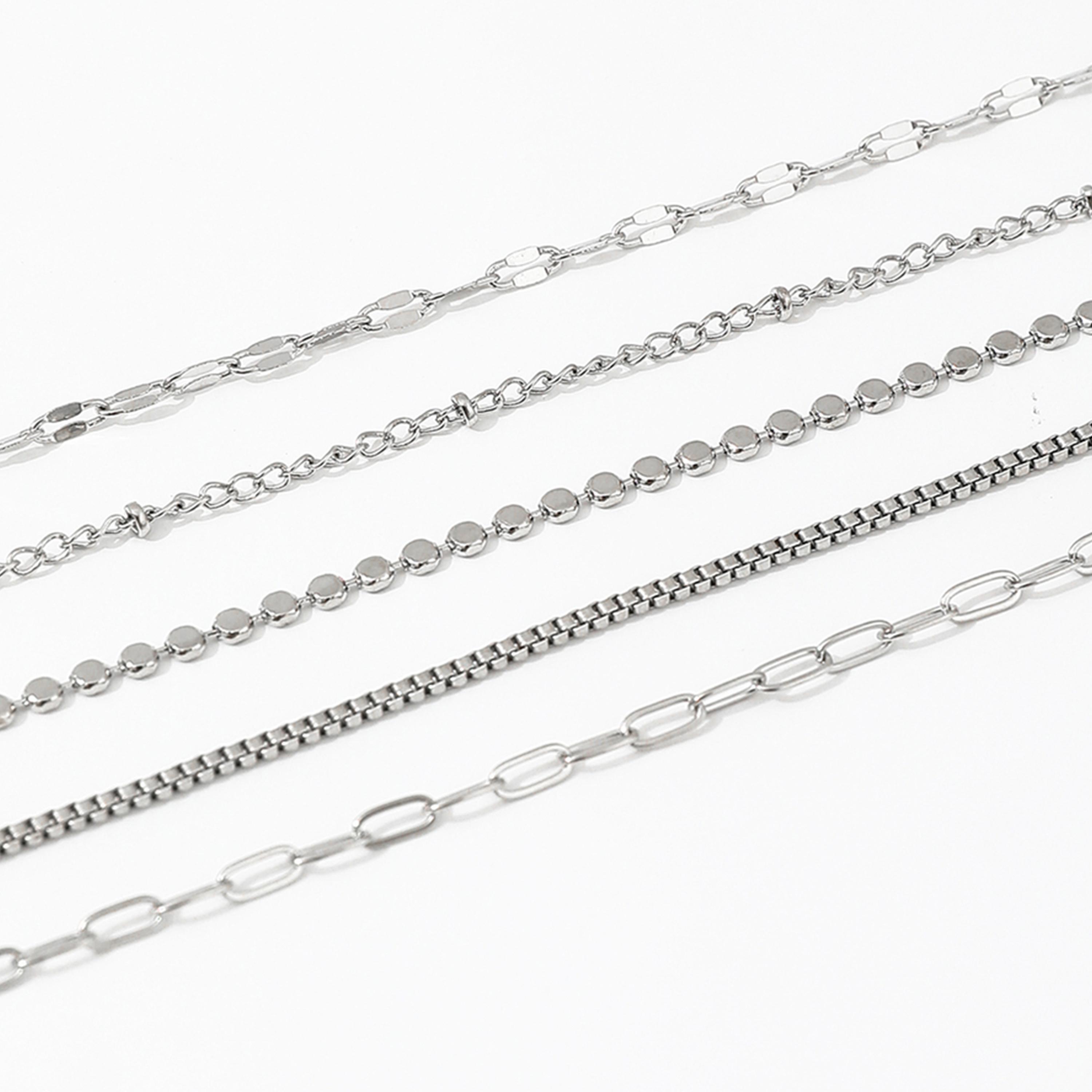 Take Two Women  Set of 5 - Assorted Link Bracelets-women-watchesandjewellery-jewellery-banglesandbracelets-image-5