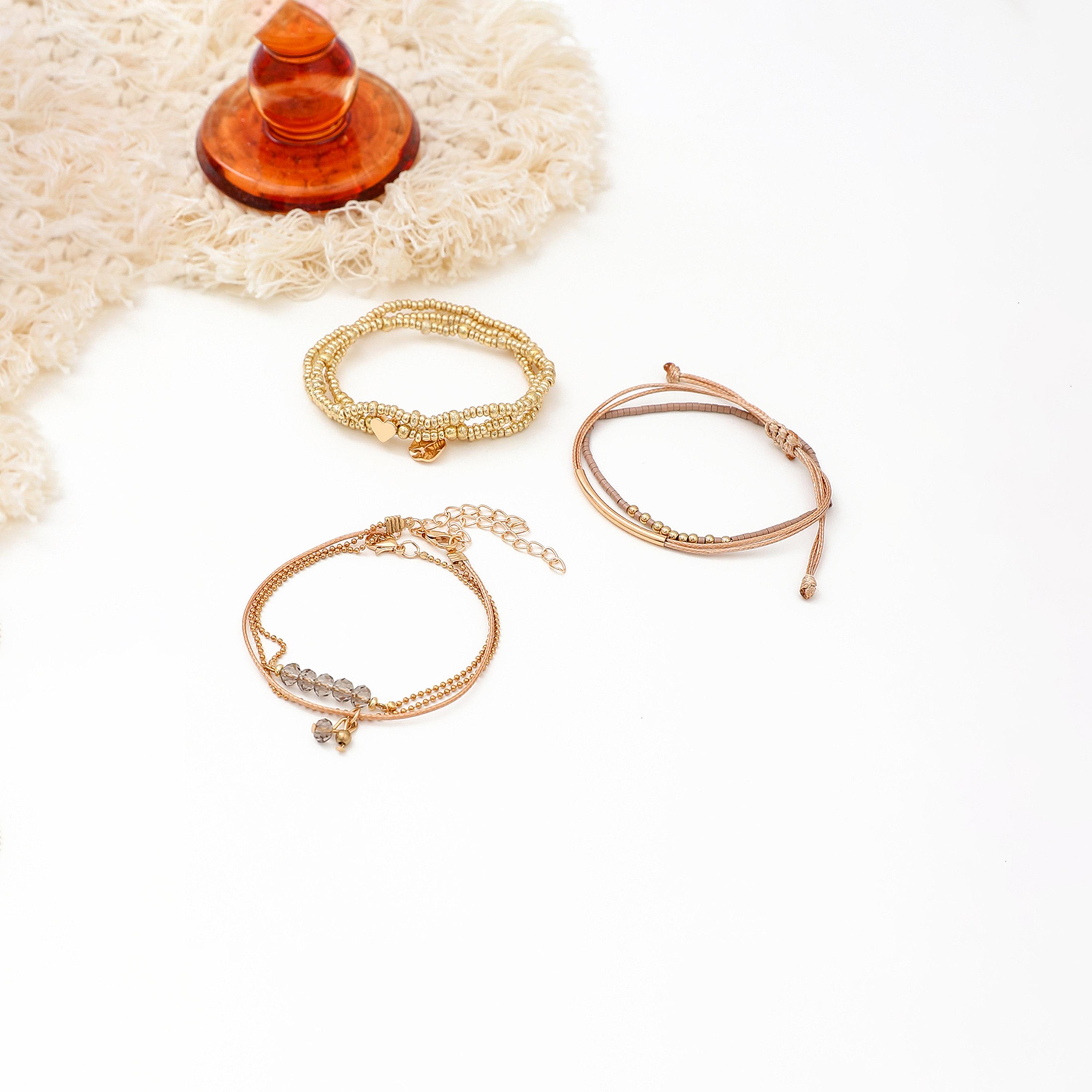 Take Two Women  Set of 7 - Assorted Beaded Bracelets-women-watchesandjewellery-jewellery-banglesandbracelets-image-4