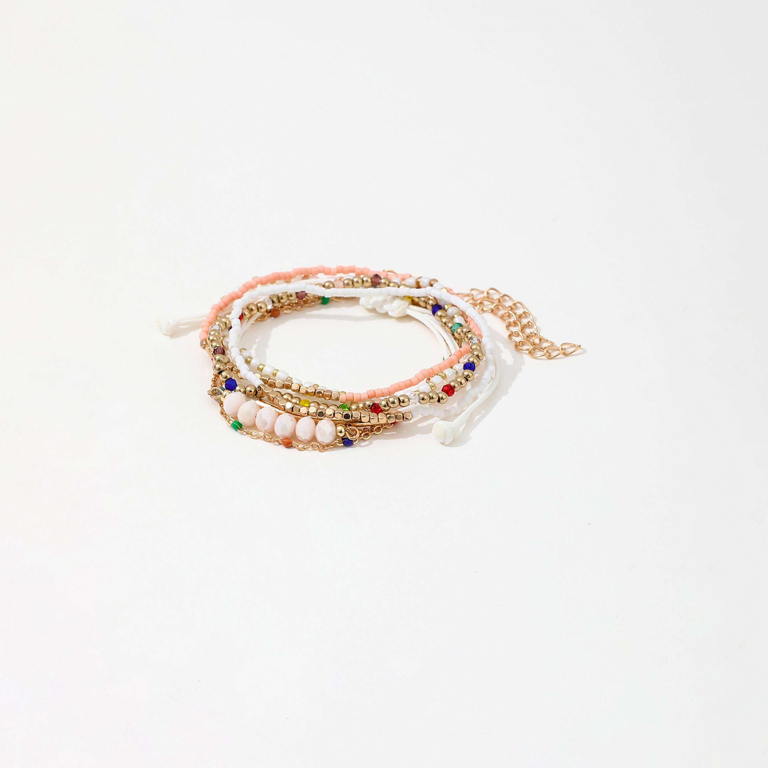Take Two Women  Set of 7 - Assorted Beaded Bracelets-women-watchesandjewellery-jewellery-banglesandbracelets-image-1