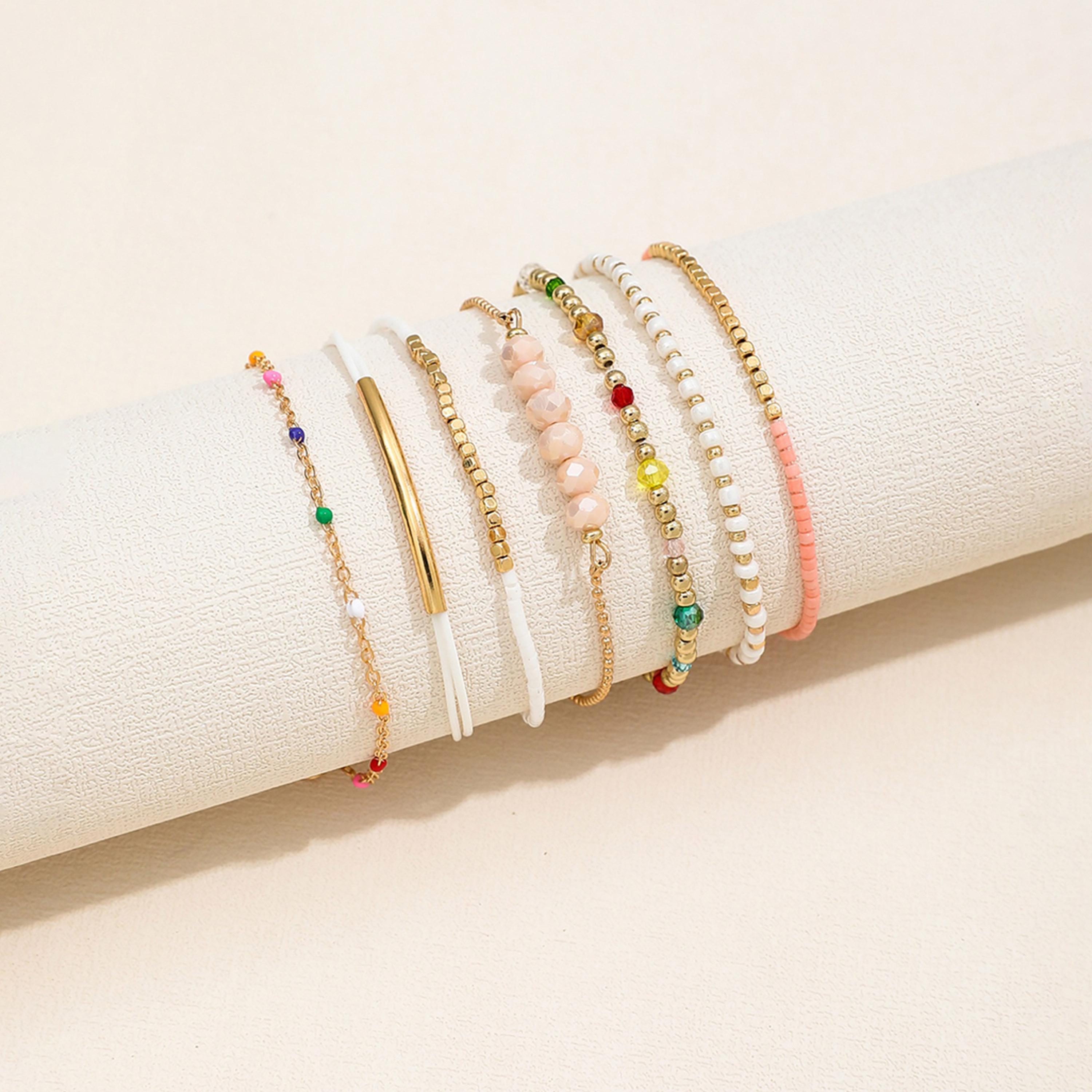 Take Two Women  Set of 7 - Assorted Beaded Bracelets-women-watchesandjewellery-jewellery-banglesandbracelets-image-6