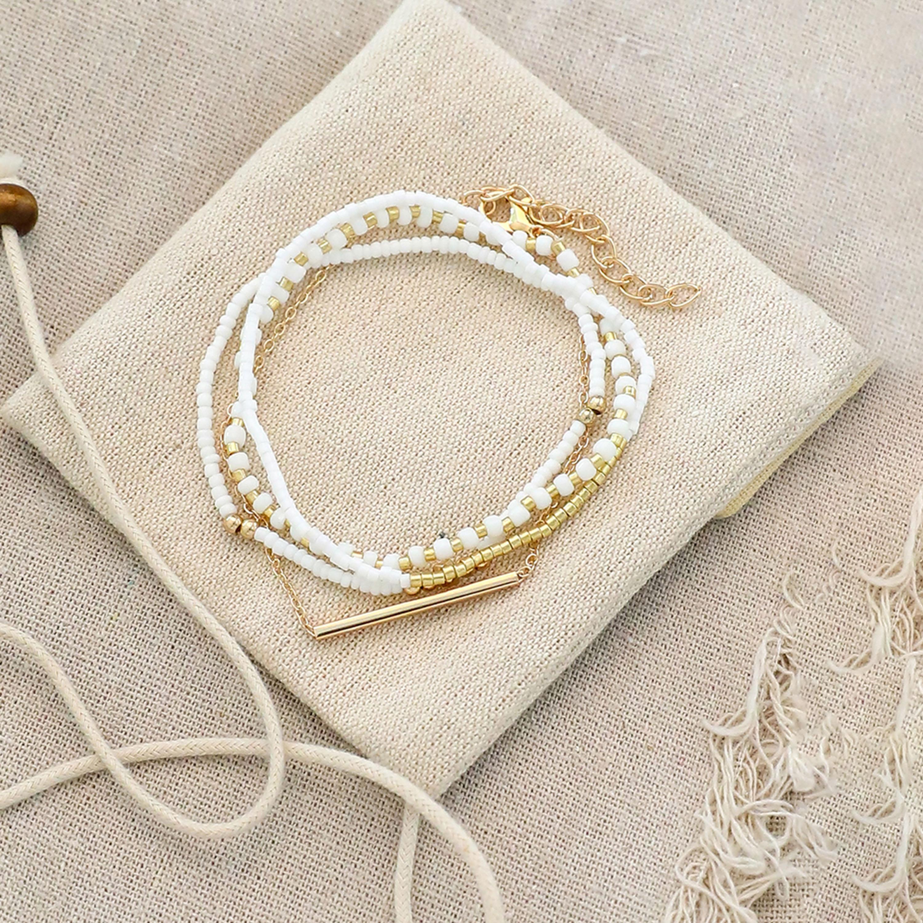 Take Two Women  Set of 4 - Assorted Beaded Bracelets-women-watchesandjewellery-jewellery-banglesandbracelets-image-1