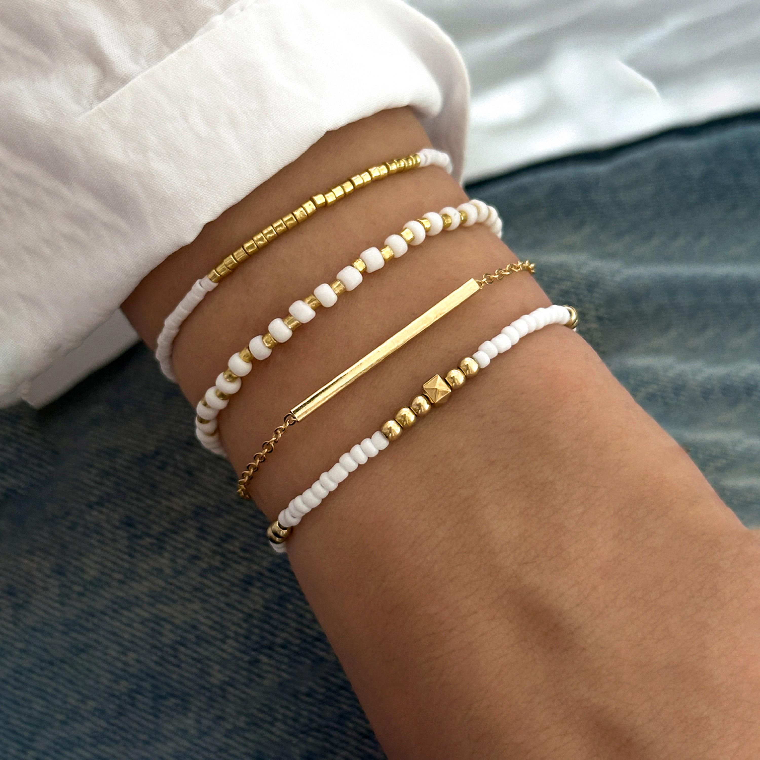 Take Two Women  Set of 4 - Assorted Beaded Bracelets-women-watchesandjewellery-jewellery-banglesandbracelets-image-2