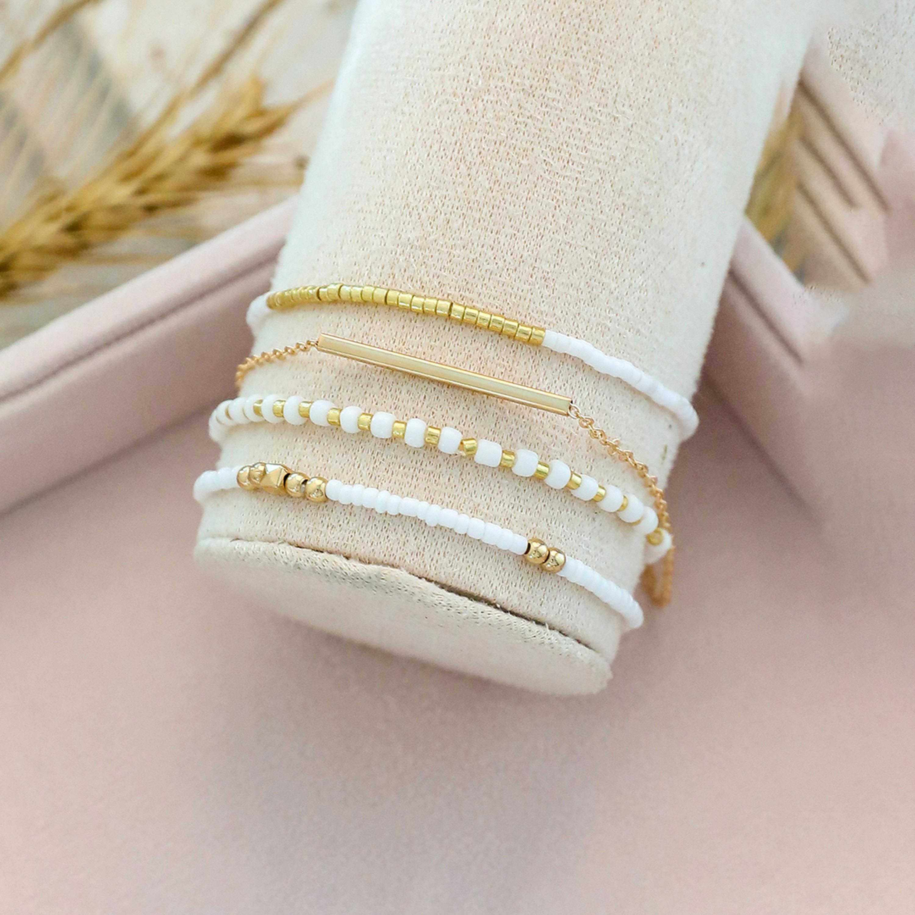 Take Two Women  Set of 4 - Assorted Beaded Bracelets-women-watchesandjewellery-jewellery-banglesandbracelets-image-3