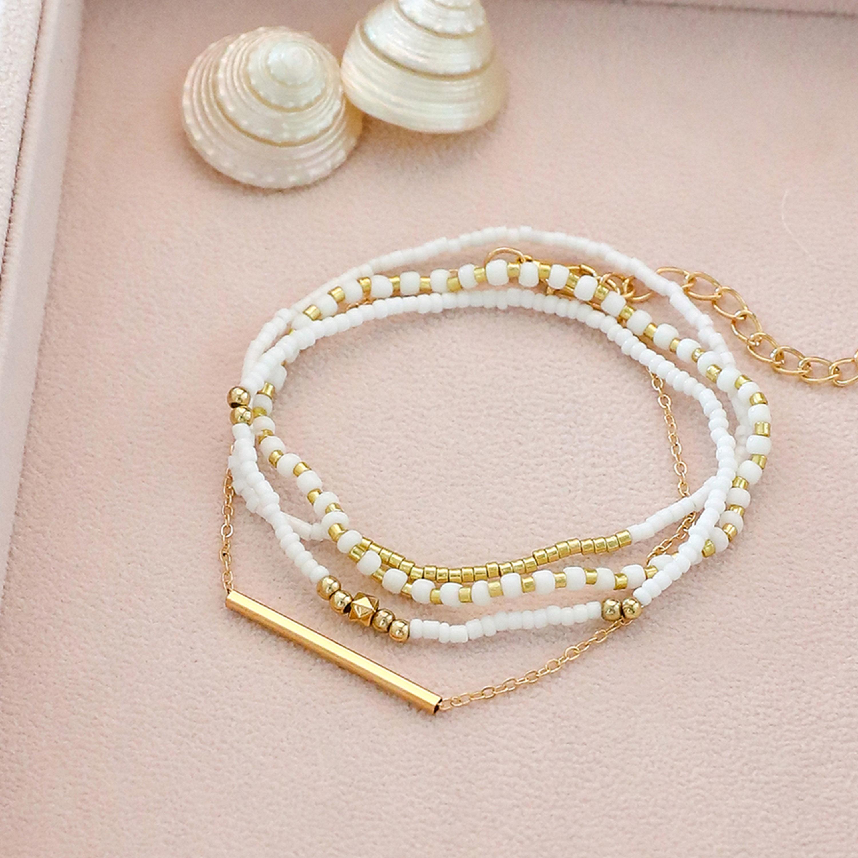 Take Two Women  Set of 4 - Assorted Beaded Bracelets-women-watchesandjewellery-jewellery-banglesandbracelets-image-5