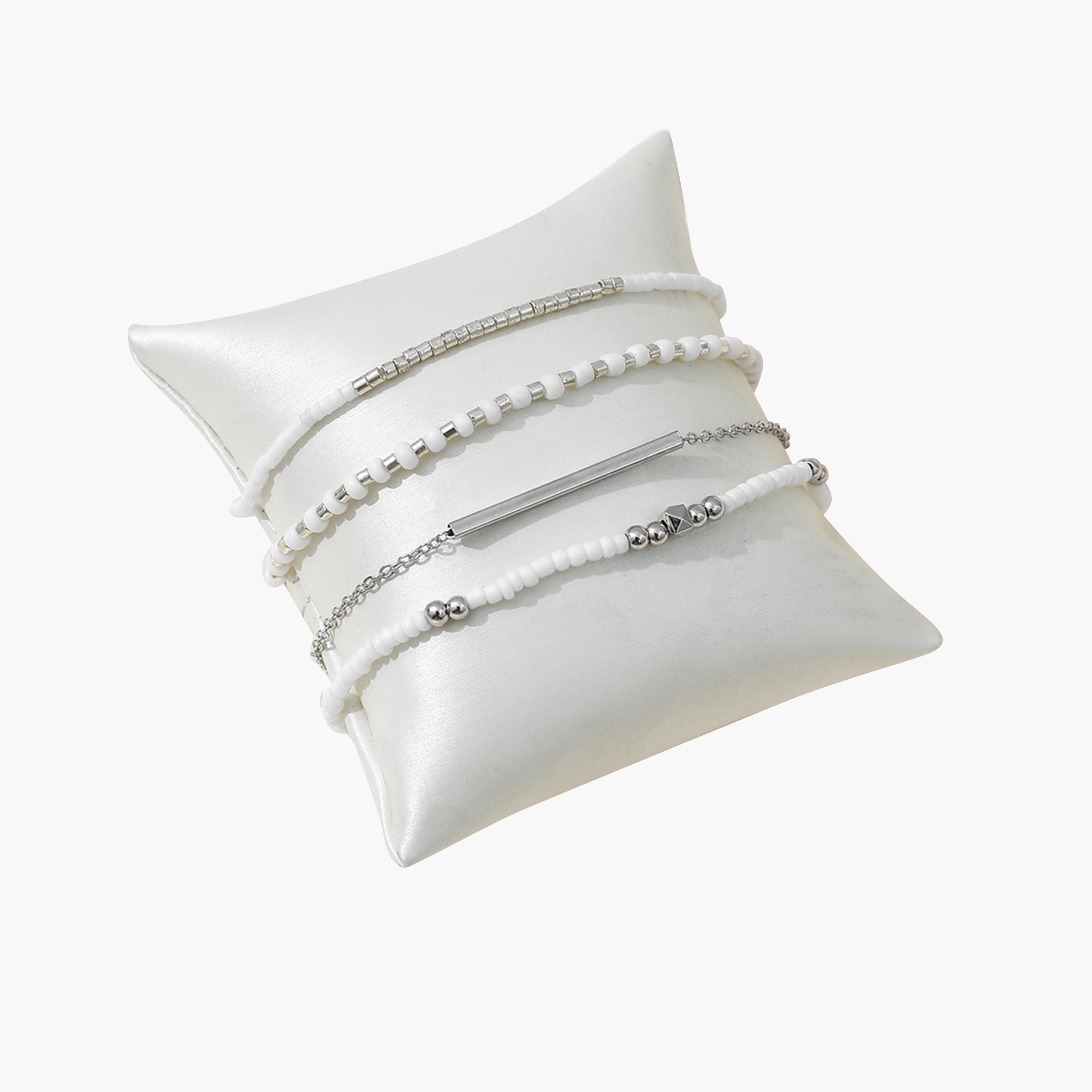 Take Two Women  Set of 4 - Assorted Beaded Bracelets-women-watchesandjewellery-jewellery-banglesandbracelets-image-6