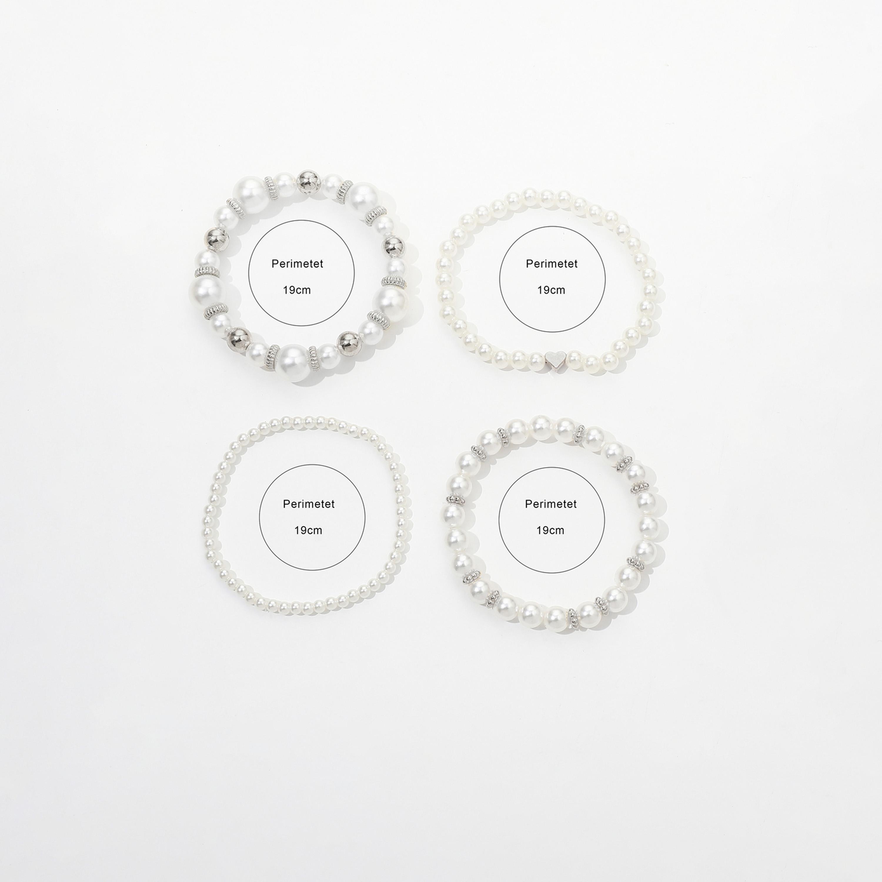 Take Two Women  Set of 5 - Faux Pearl Bracelets-women-watchesandjewellery-jewellery-banglesandbracelets-image-4