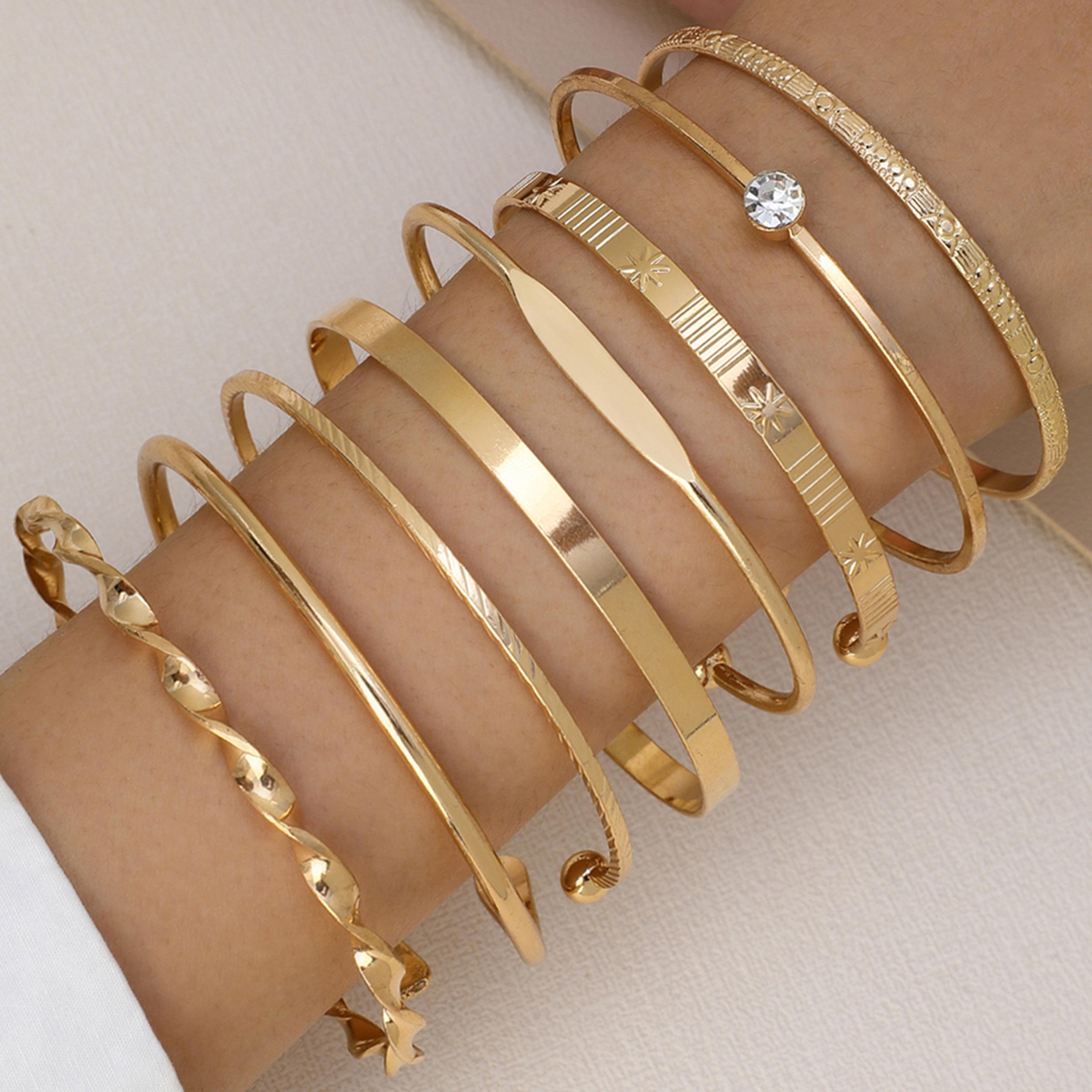 Take Two Women  Set of 8 - Assorted Cuff Bracelets-women-watchesandjewellery-jewellery-banglesandbracelets-image-2