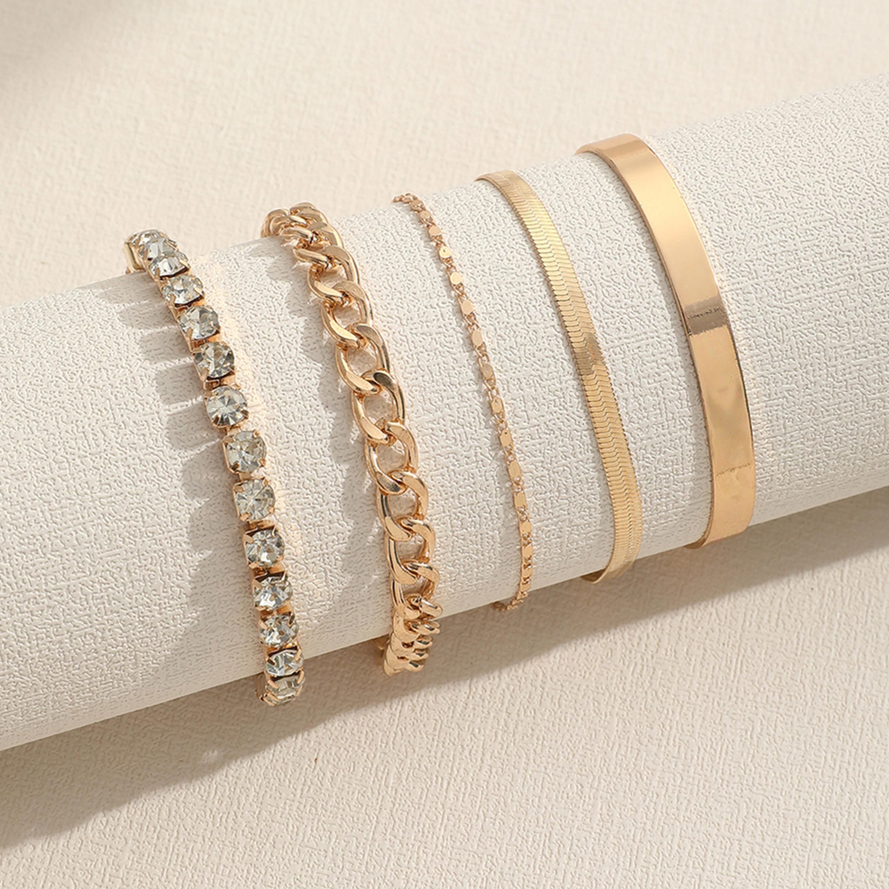 Take Two Women  Set of 5 - Casual Bracelets-women-watchesandjewellery-jewellery-banglesandbracelets-image-3