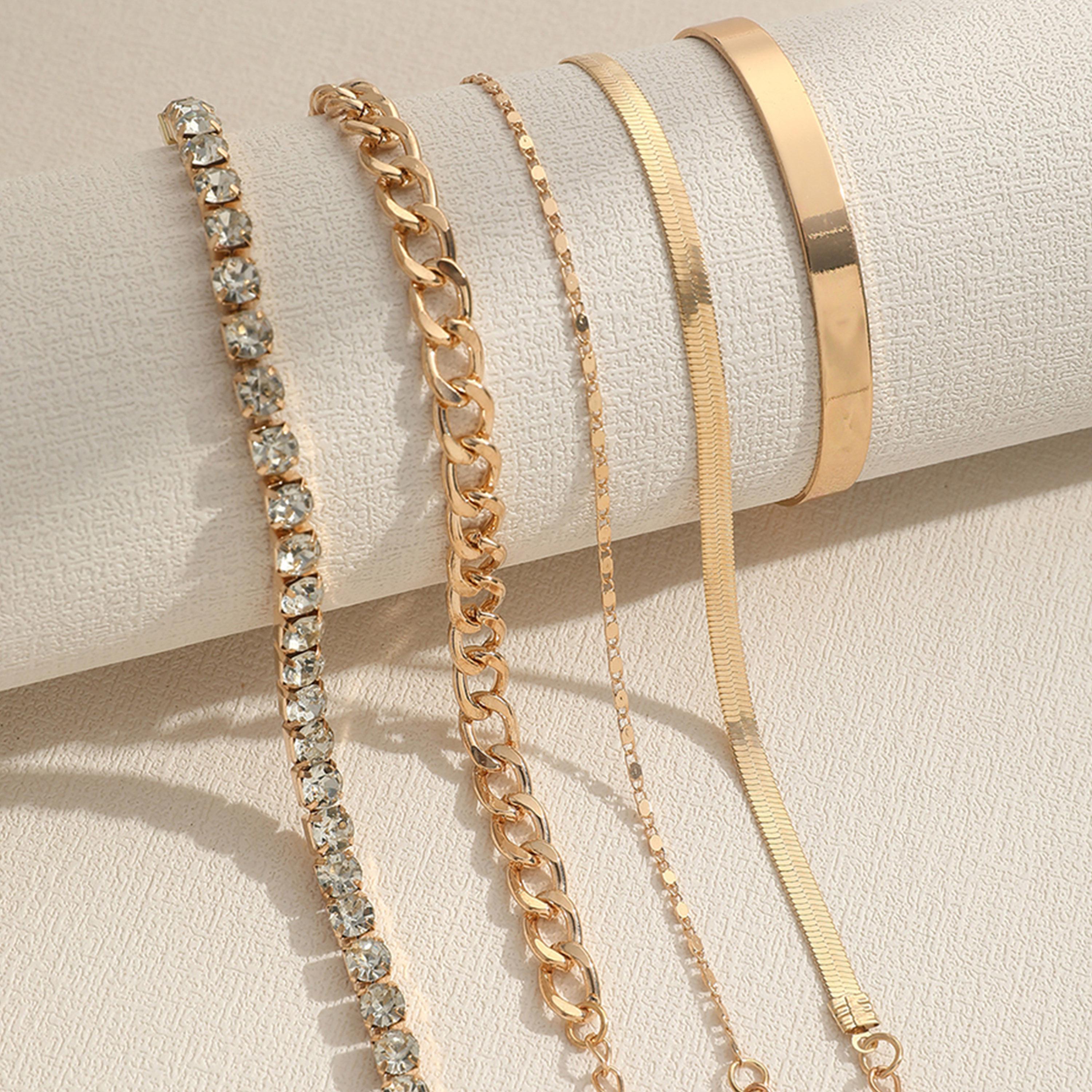 تيك تو - مجموعة من 5 أساور كاجوال-women-watchesandjewellery-jewellery-banglesandbracelets-image-4