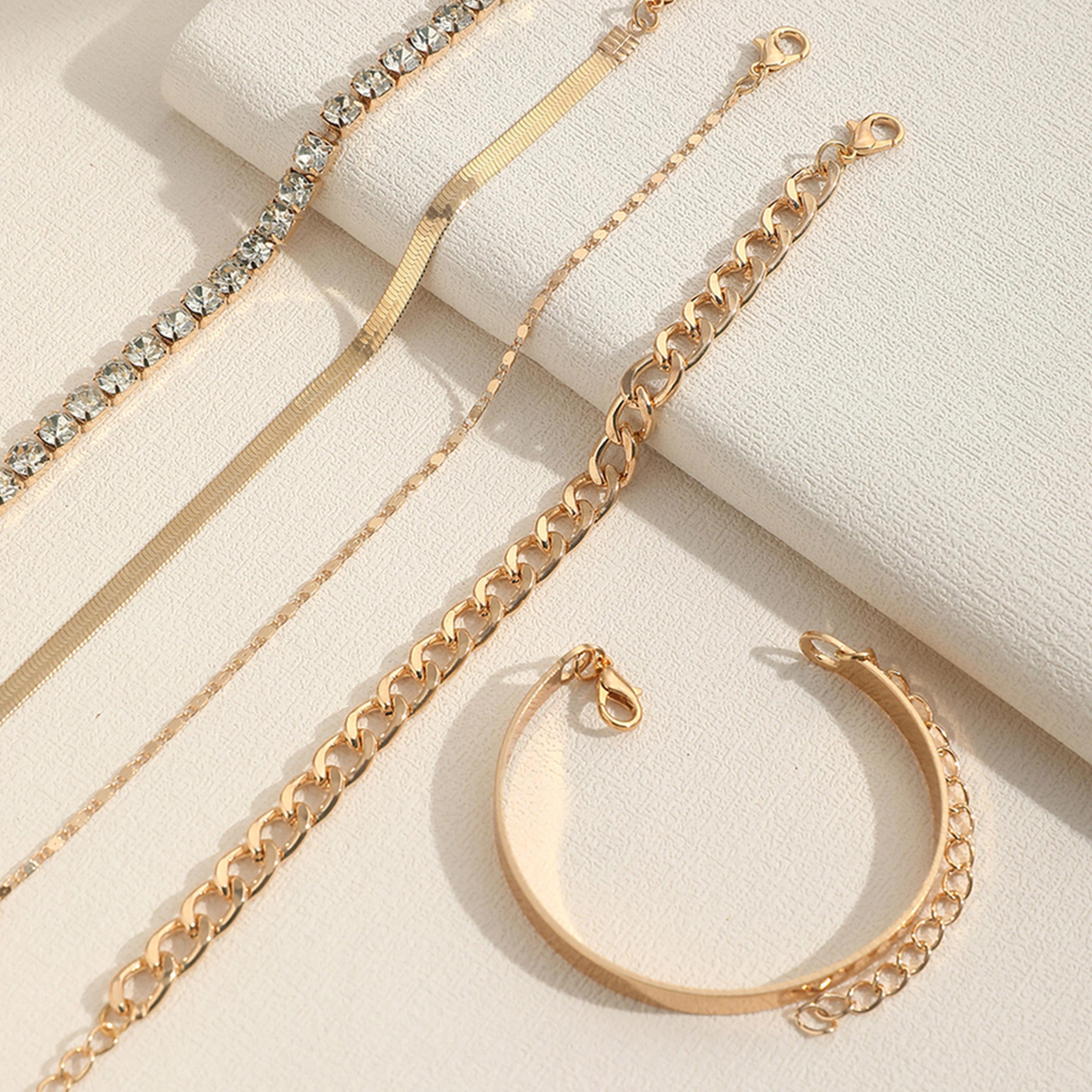 Take Two Women  Set of 5 - Casual Bracelets-women-watchesandjewellery-jewellery-banglesandbracelets-image-5