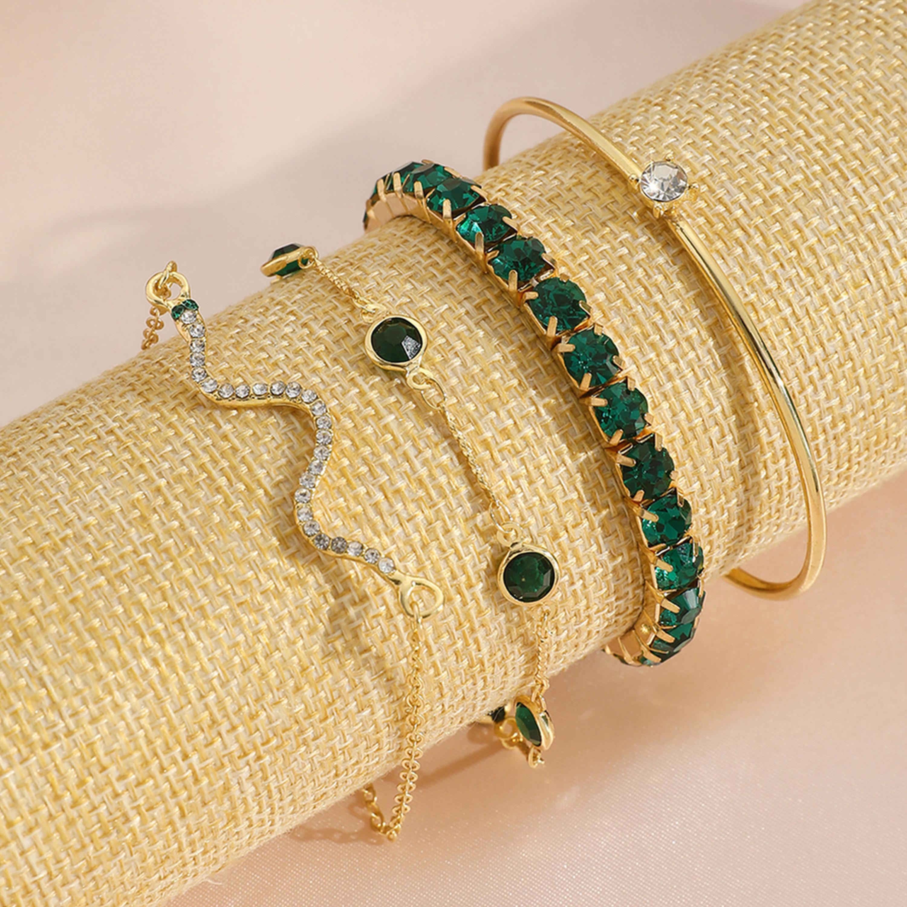 تيك تو - مجموعة من 4 أساور مزخرفة-women-watchesandjewellery-jewellery-banglesandbracelets-image-4