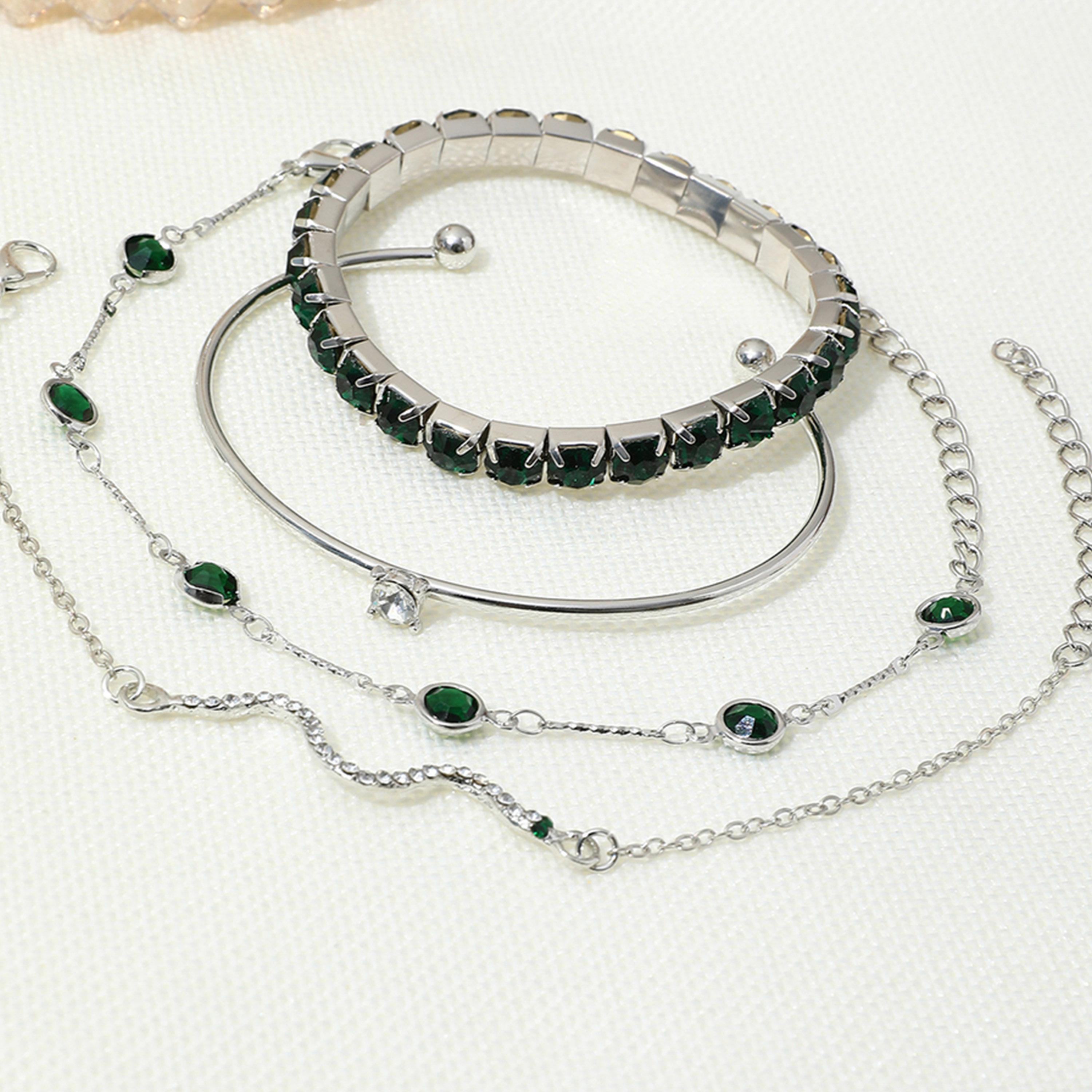 Take Two Women  Set of 4 - Embellished Bracelets-women-watchesandjewellery-jewellery-banglesandbracelets-image-4
