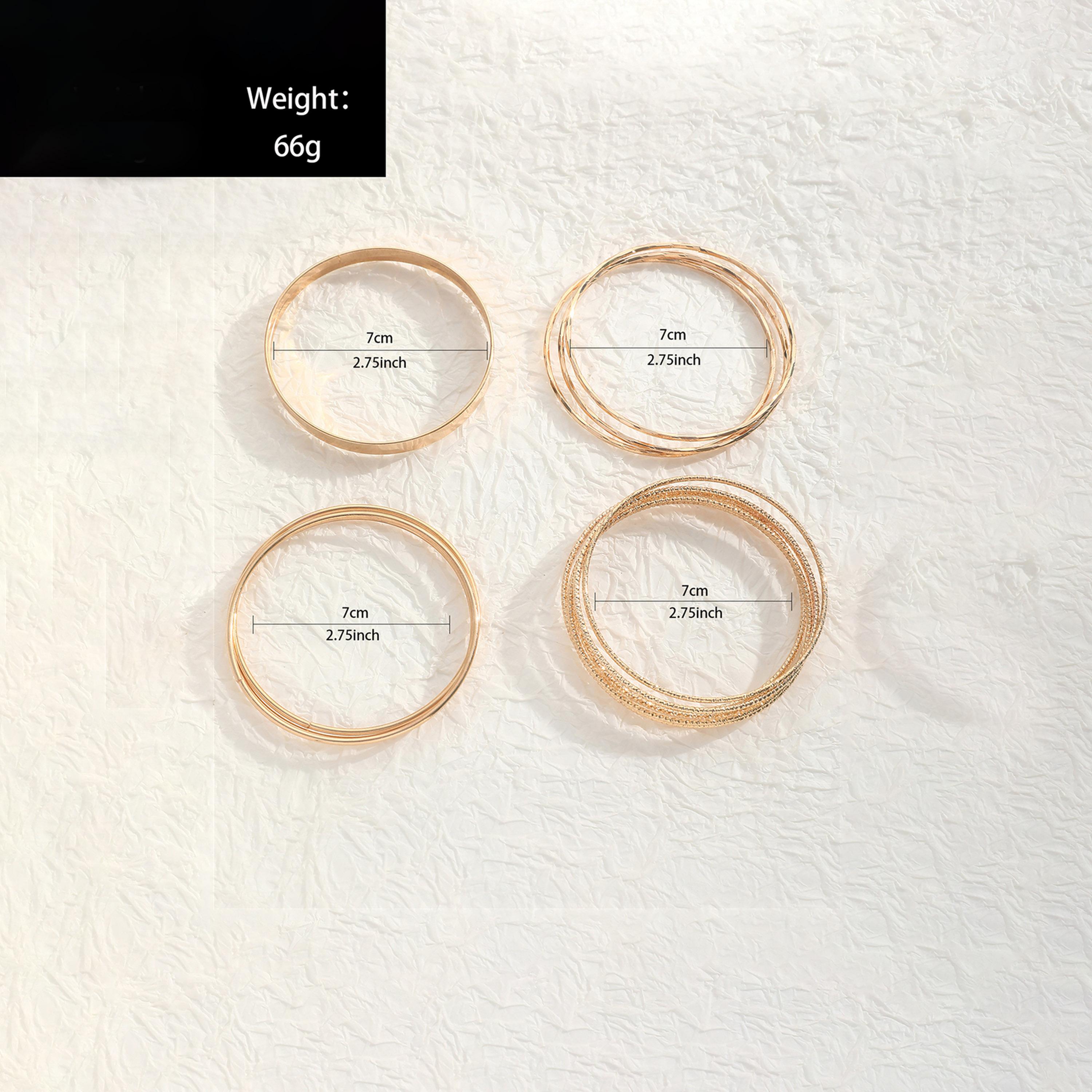 Take Two Women  Set of 14 - Gold Tone Bangles-women-watchesandjewellery-jewellery-banglesandbracelets-image-4