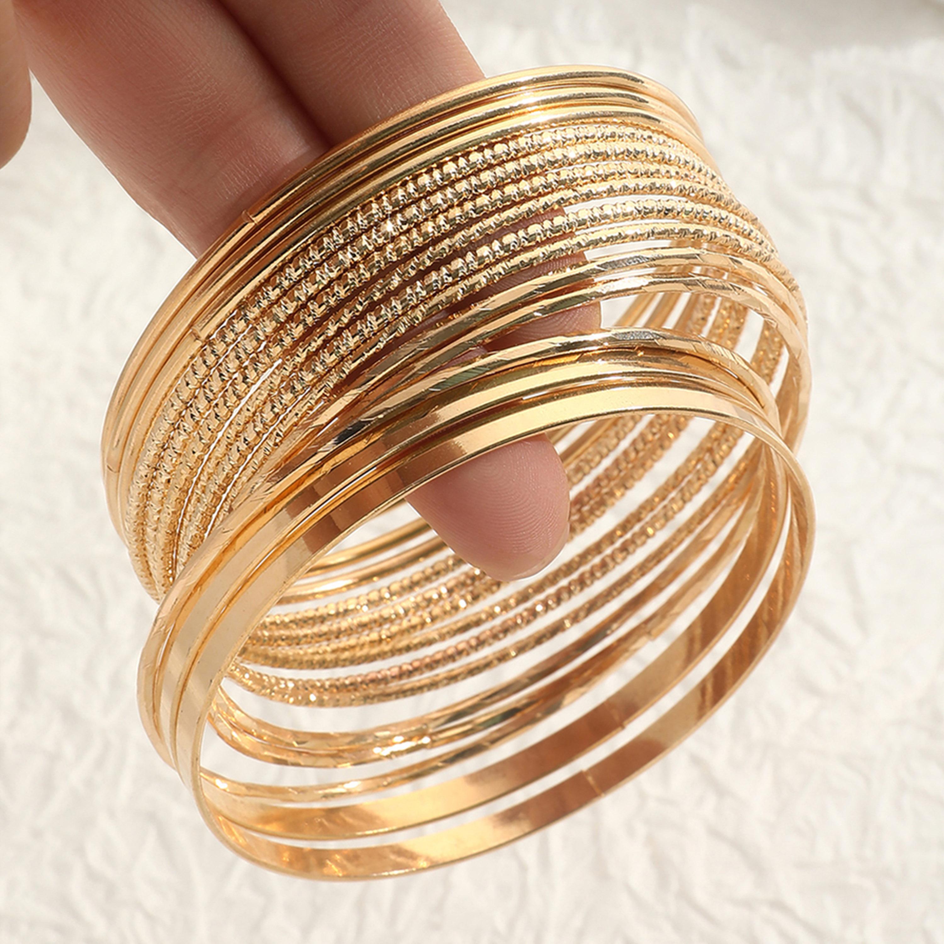 Take Two Women  Set of 14 - Gold Tone Bangles-women-watchesandjewellery-jewellery-banglesandbracelets-image-6