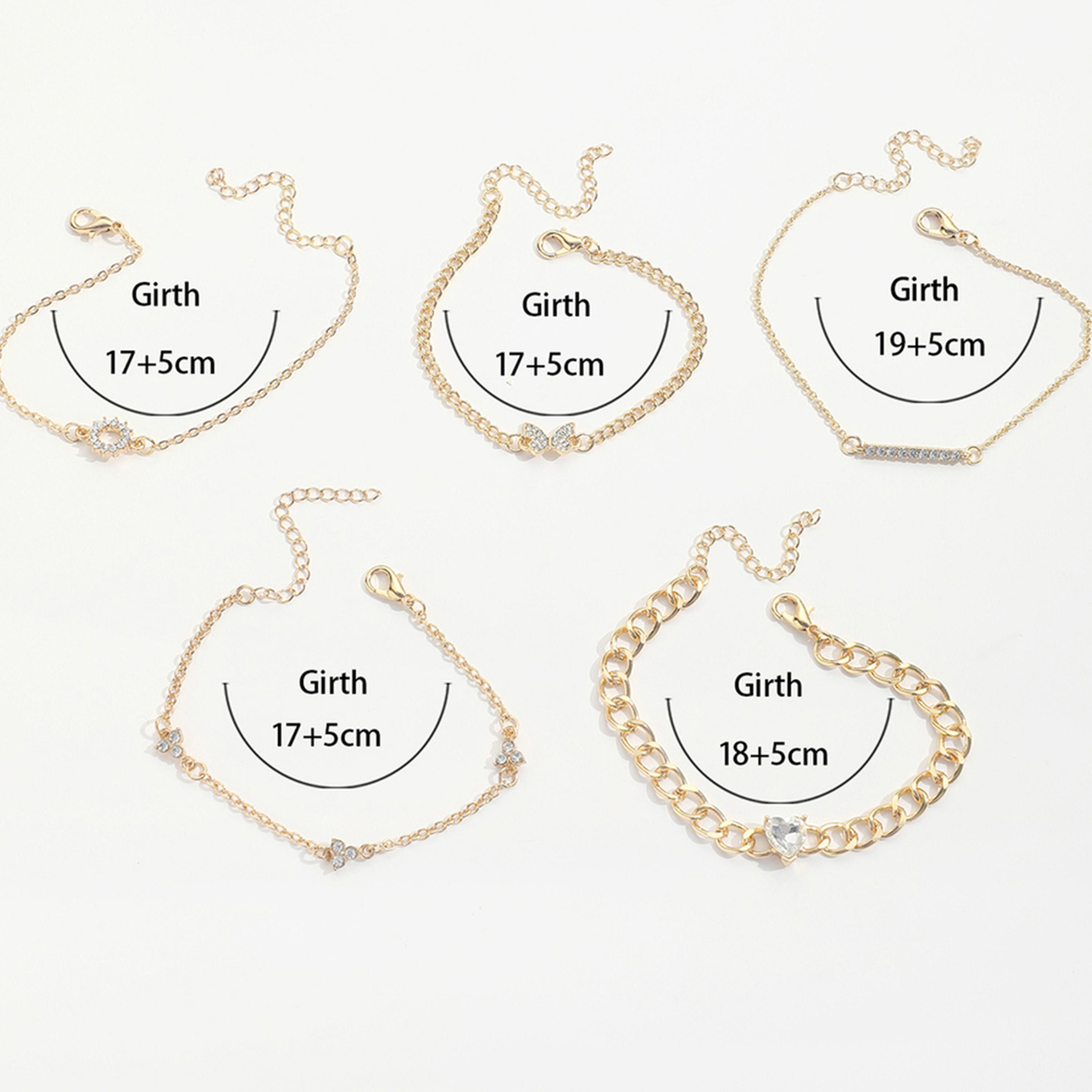 Take Two Women  Set of 5 - Chain Rhinestones Decor Bracelets-women-watchesandjewellery-jewellery-banglesandbracelets-image-6