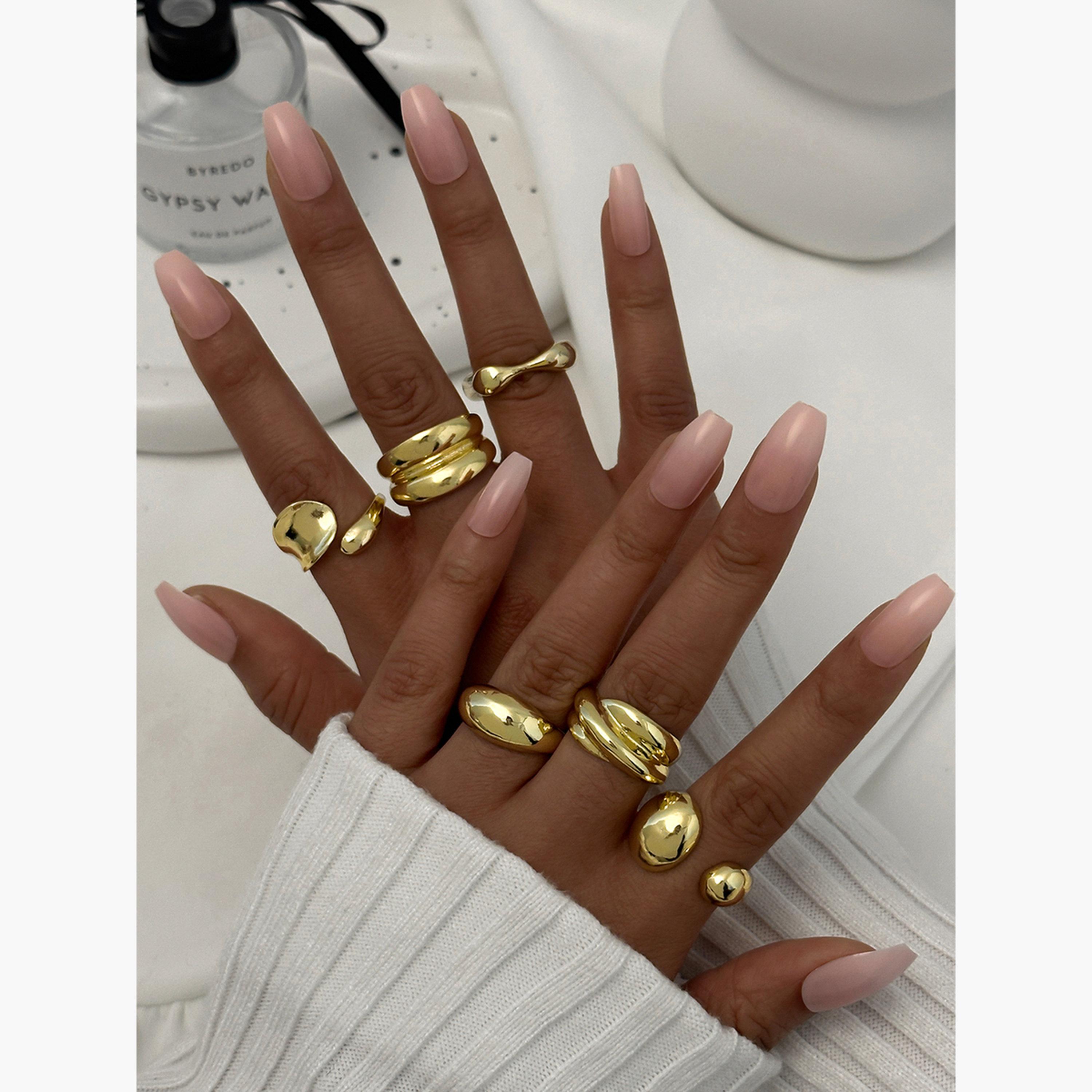 Take Two Women  Set of 6 - Assorted Chunky Rings-women-watchesandjewellery-jewellery-rings-image-5