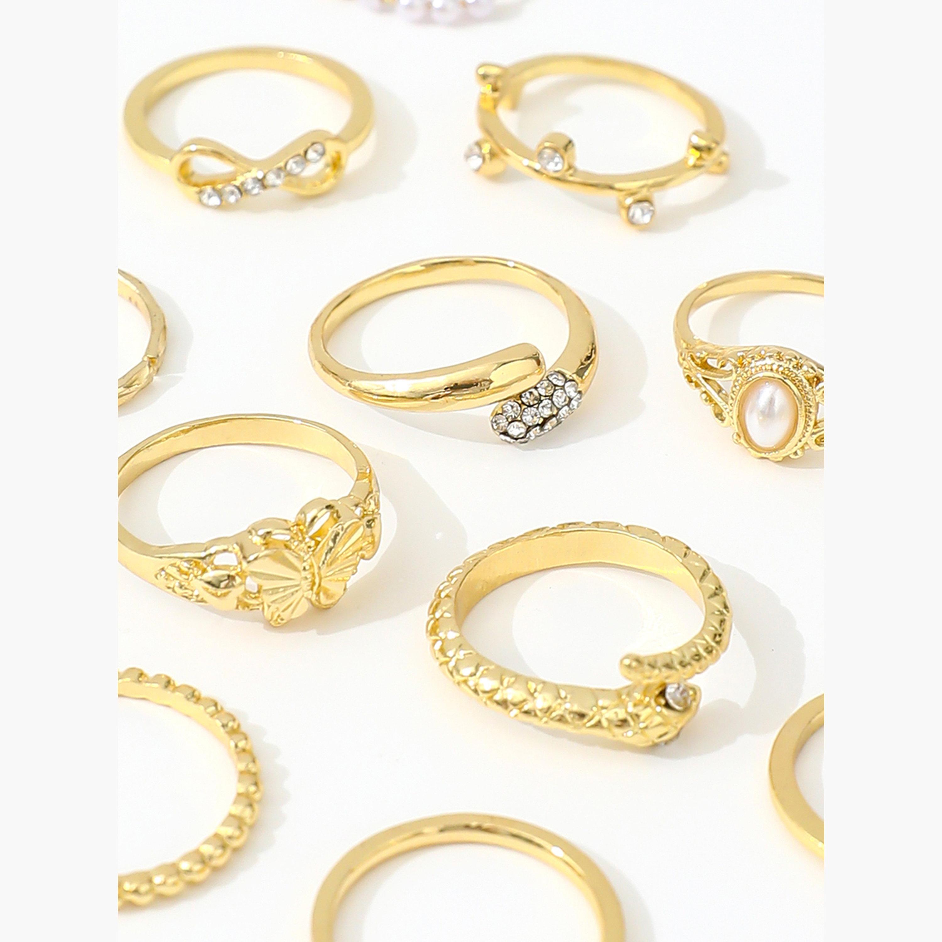 Take Two Women  Set of 12 - Embellished Rings-women-watchesandjewellery-jewellery-rings-image-5