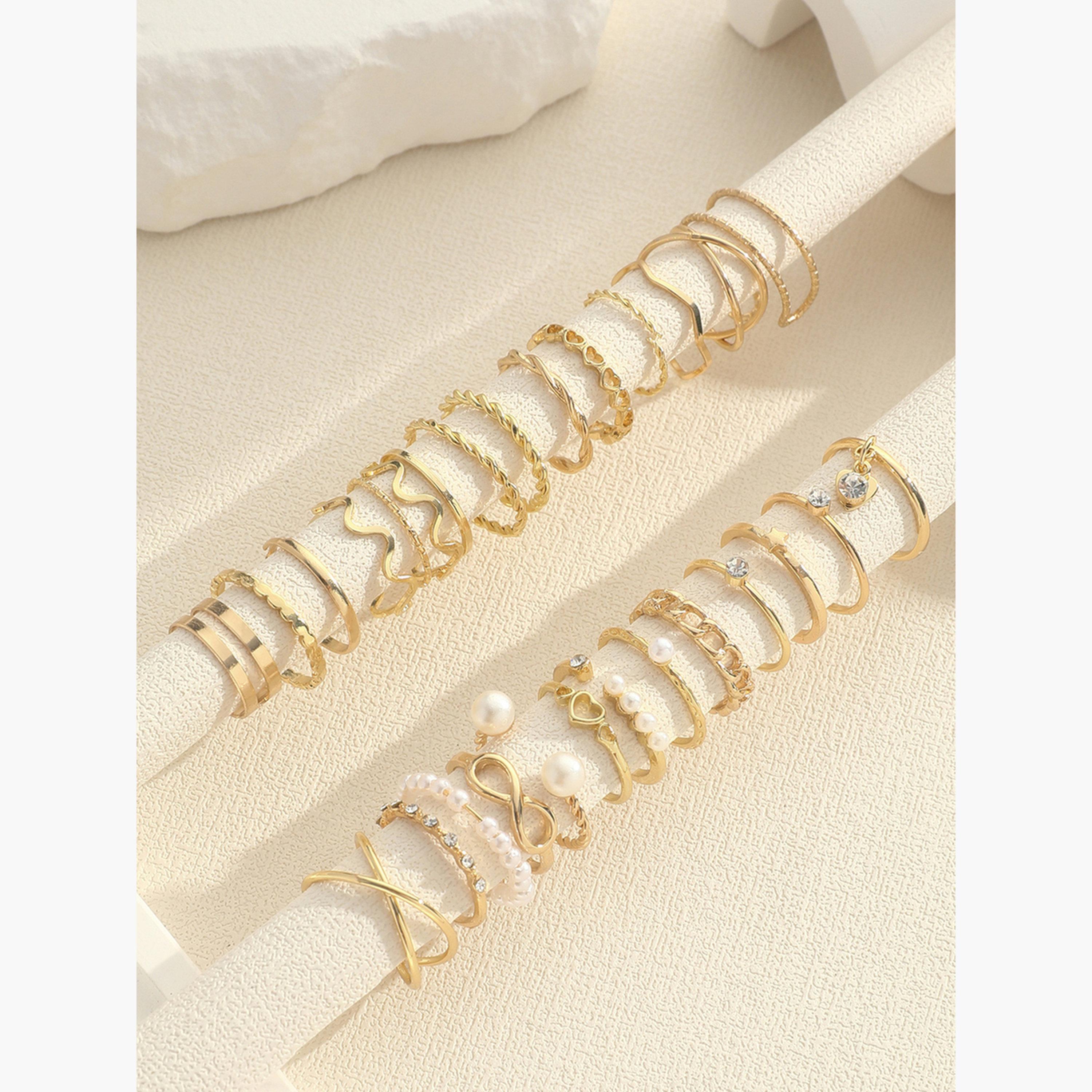 Take Two Women  Set of 28 - Assorted Embellished Rings-women-watchesandjewellery-jewellery-rings-image-5