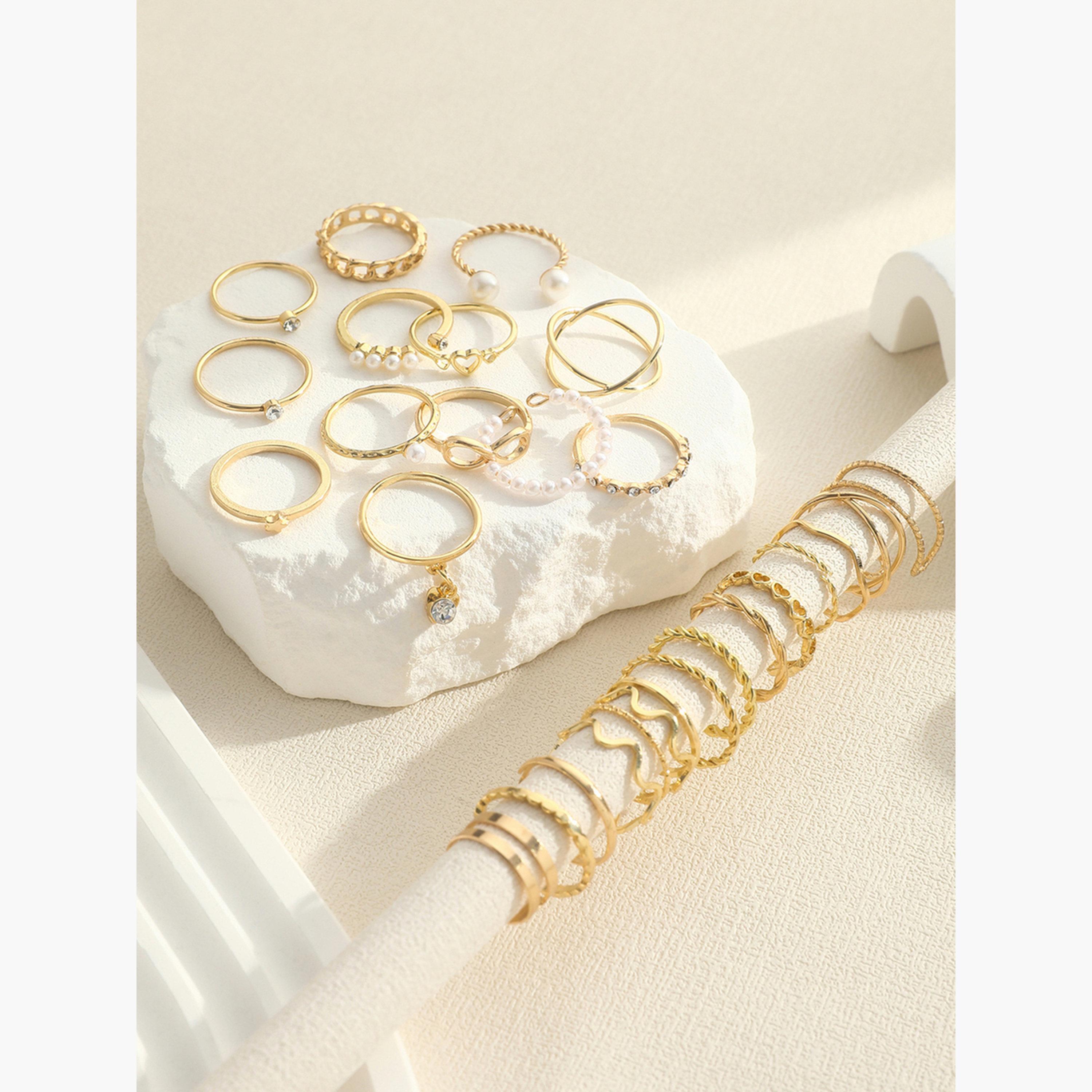 Take Two Women  Set of 28 - Assorted Embellished Rings-women-watchesandjewellery-jewellery-rings-image-6