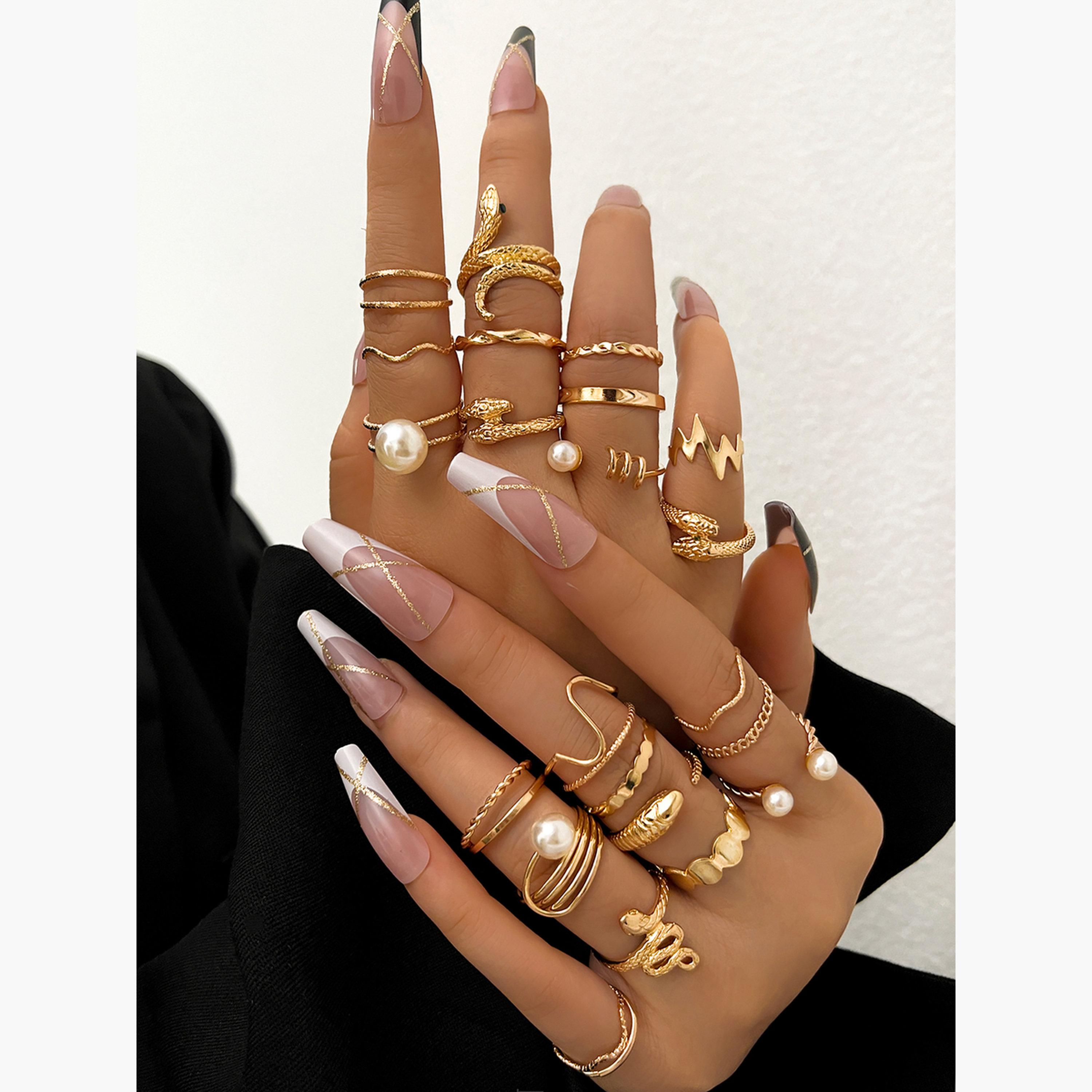 Take Two Women  Set of 23 - Assorted Embellished Rings-women-watchesandjewellery-jewellery-rings-image-2