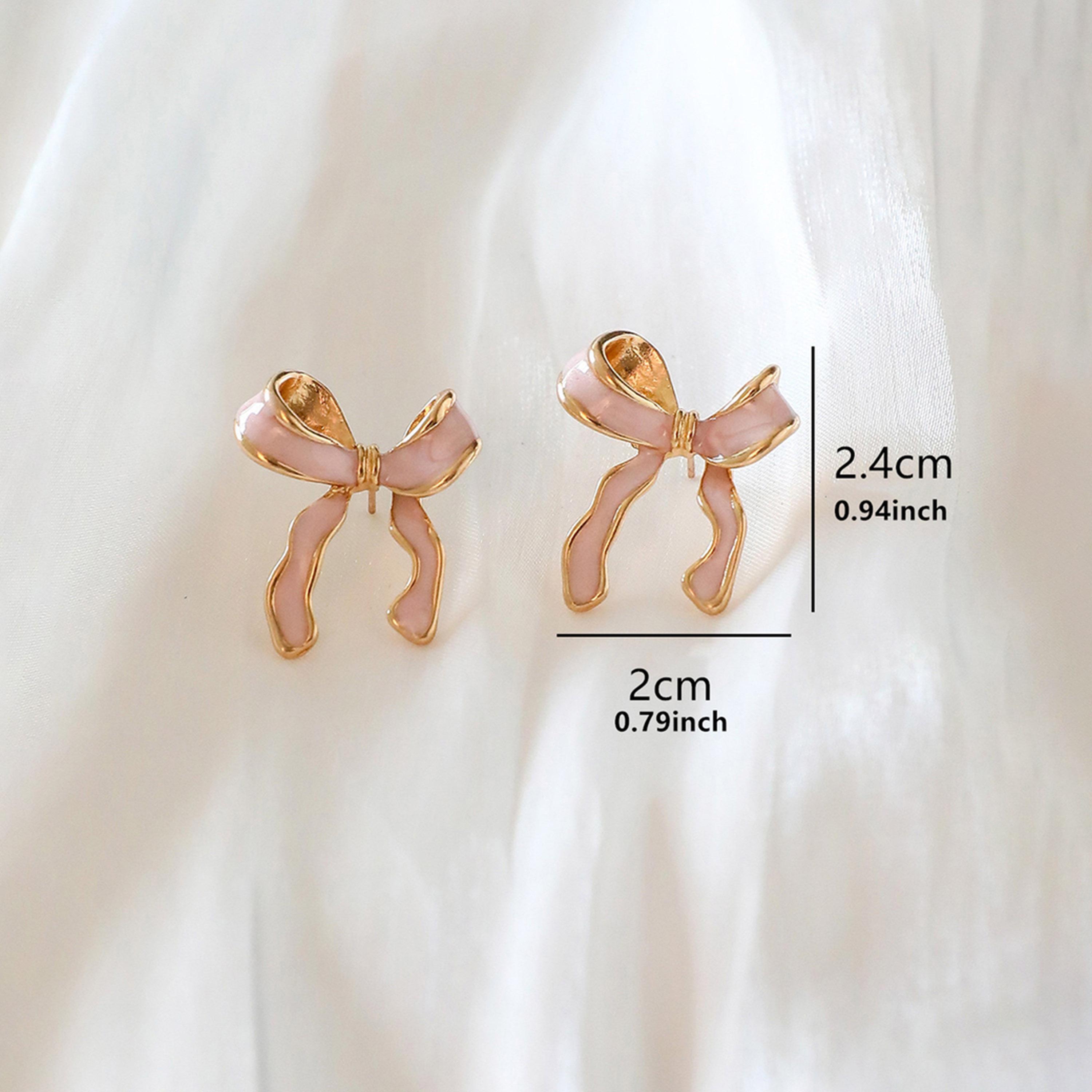 تيك تو - أقراط مزينة بفيونكة-women-watchesandjewellery-jewellery-earrings-image-2