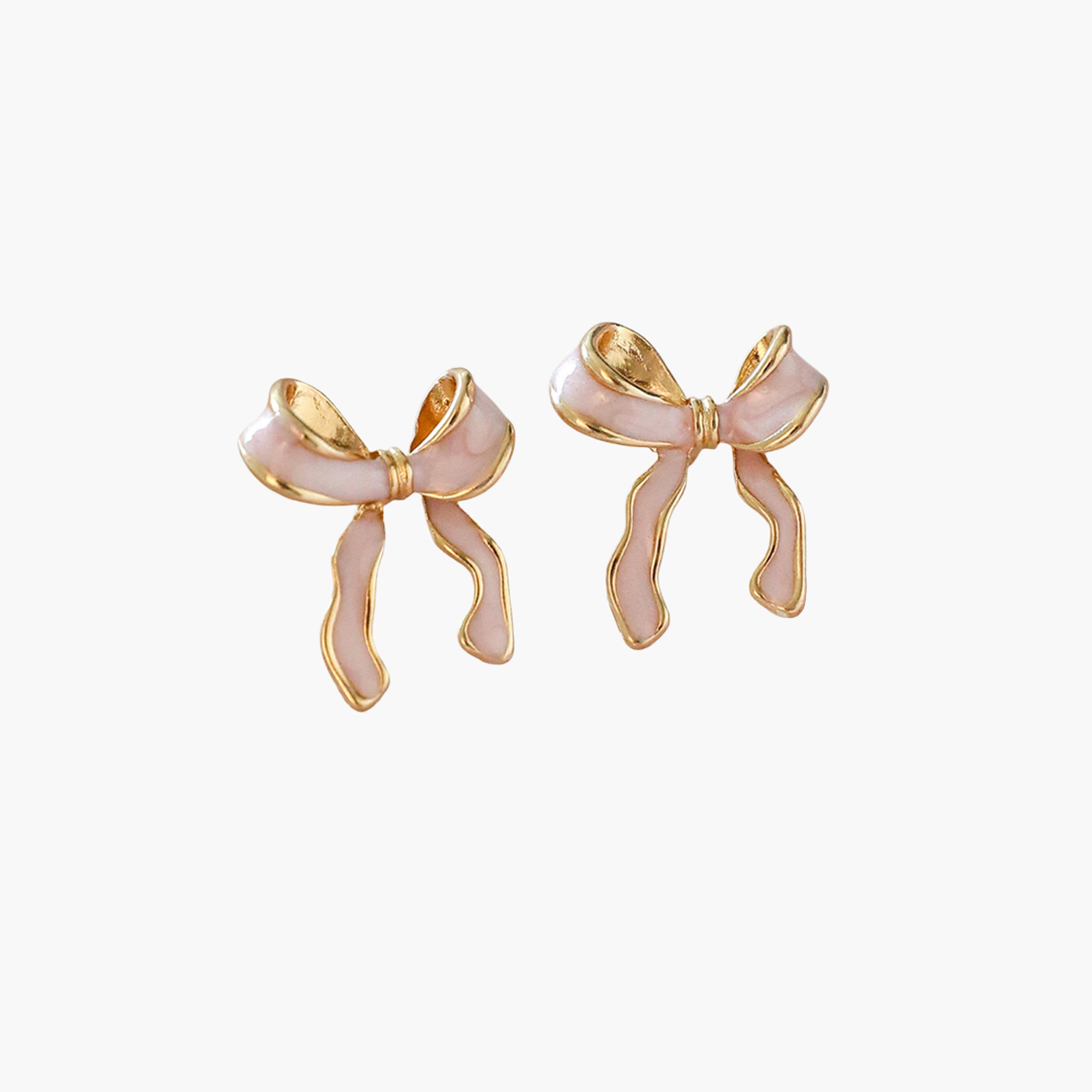 تيك تو - أقراط مزينة بفيونكة-women-watchesandjewellery-jewellery-earrings-image-3