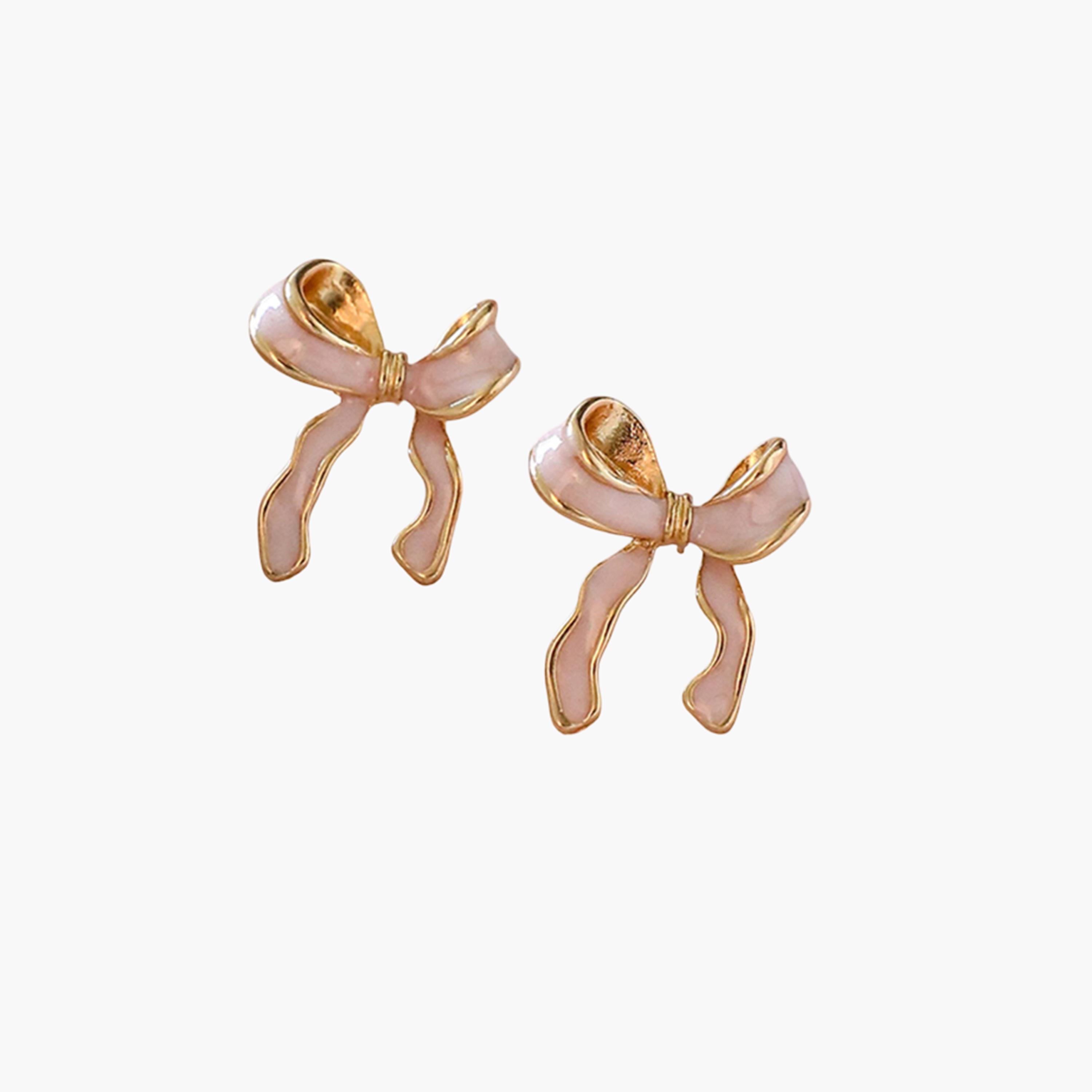 تيك تو - أقراط مزينة بفيونكة-women-watchesandjewellery-jewellery-earrings-image-6