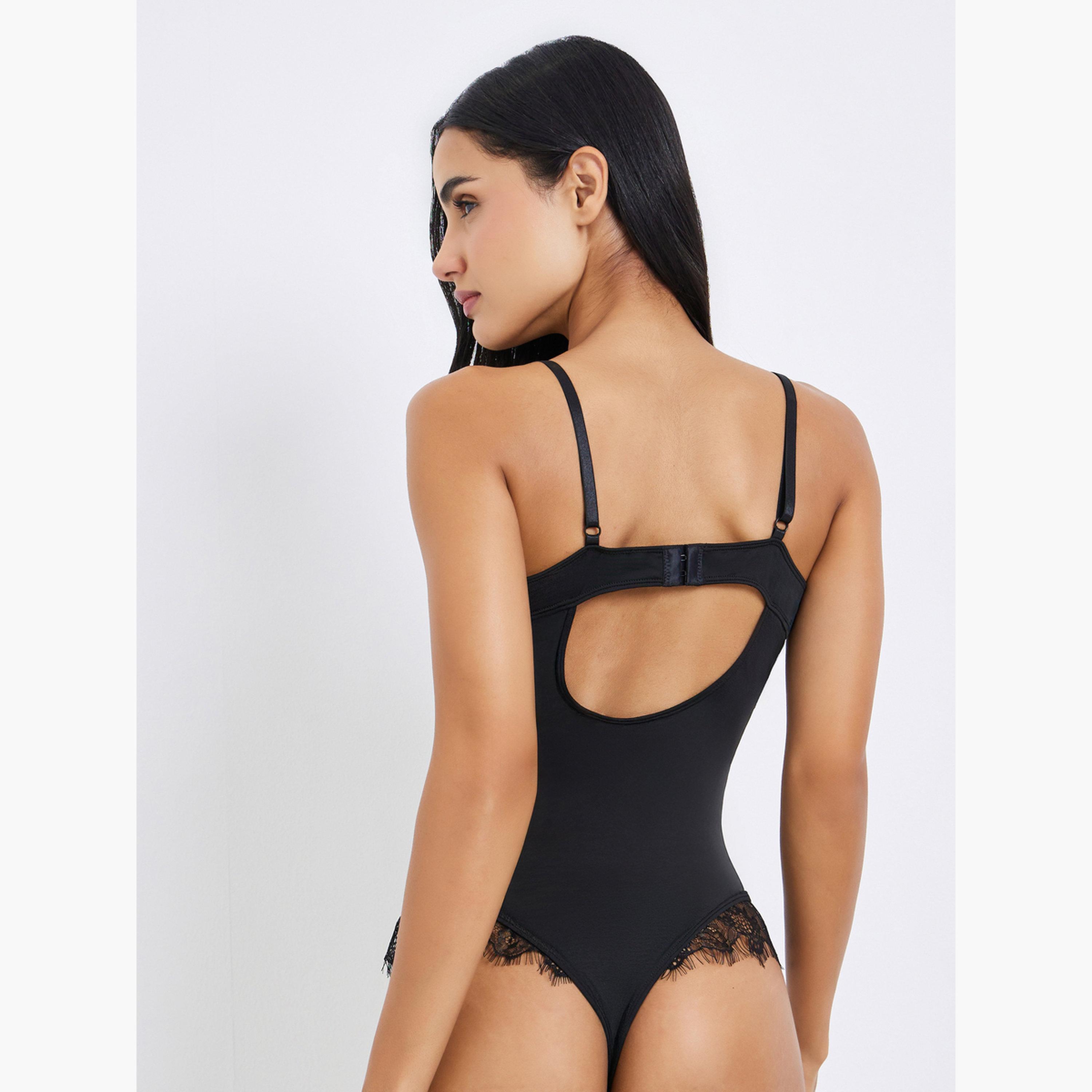 بودي سوت بتفاصيل دانتيل عند الصدر-women-clothing-lingerie-babydollsandbodysuits-image-4
