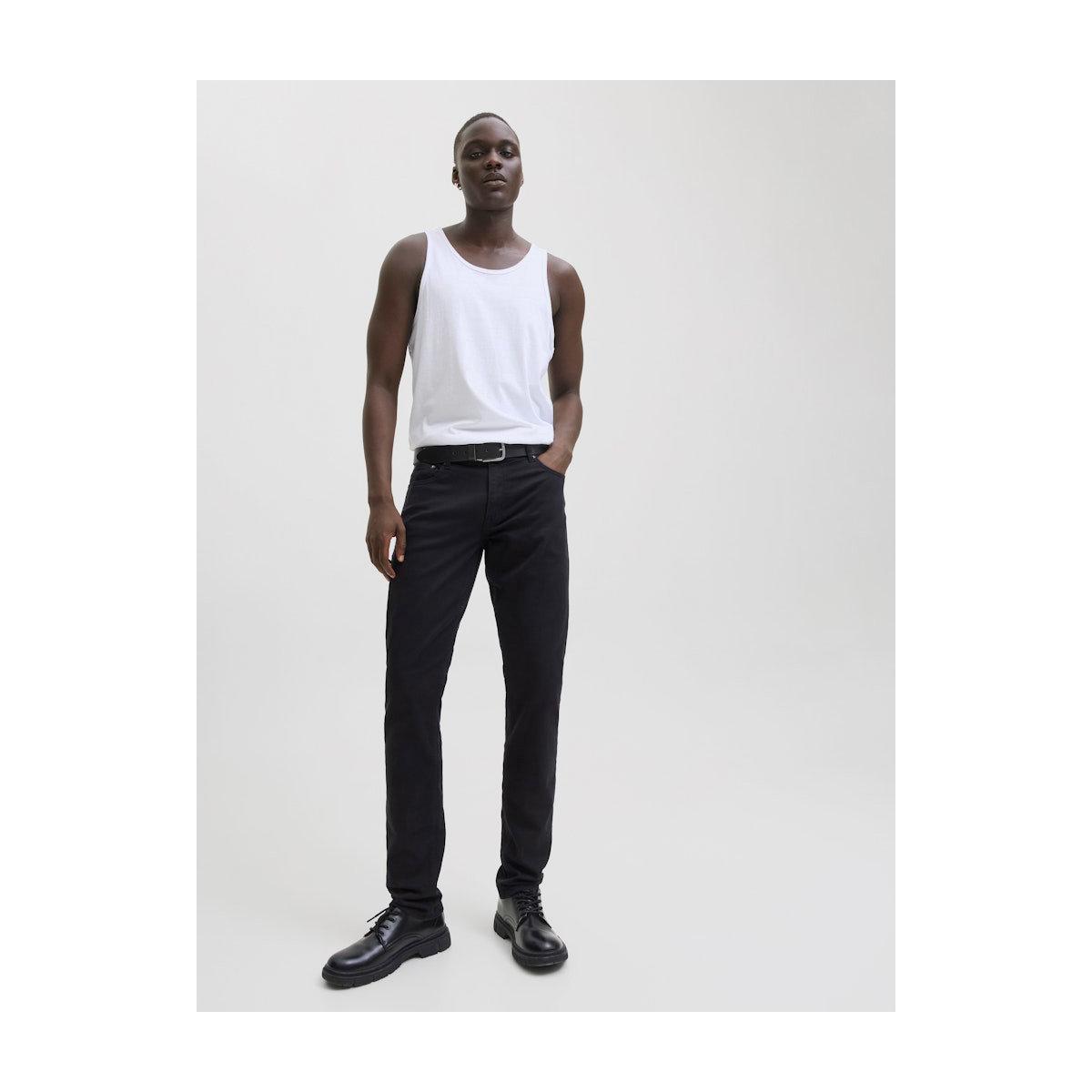 بنطال جينز بخصر متوسط وقصة سليم فيت-men-clothing-bottoms-jeans-image-3