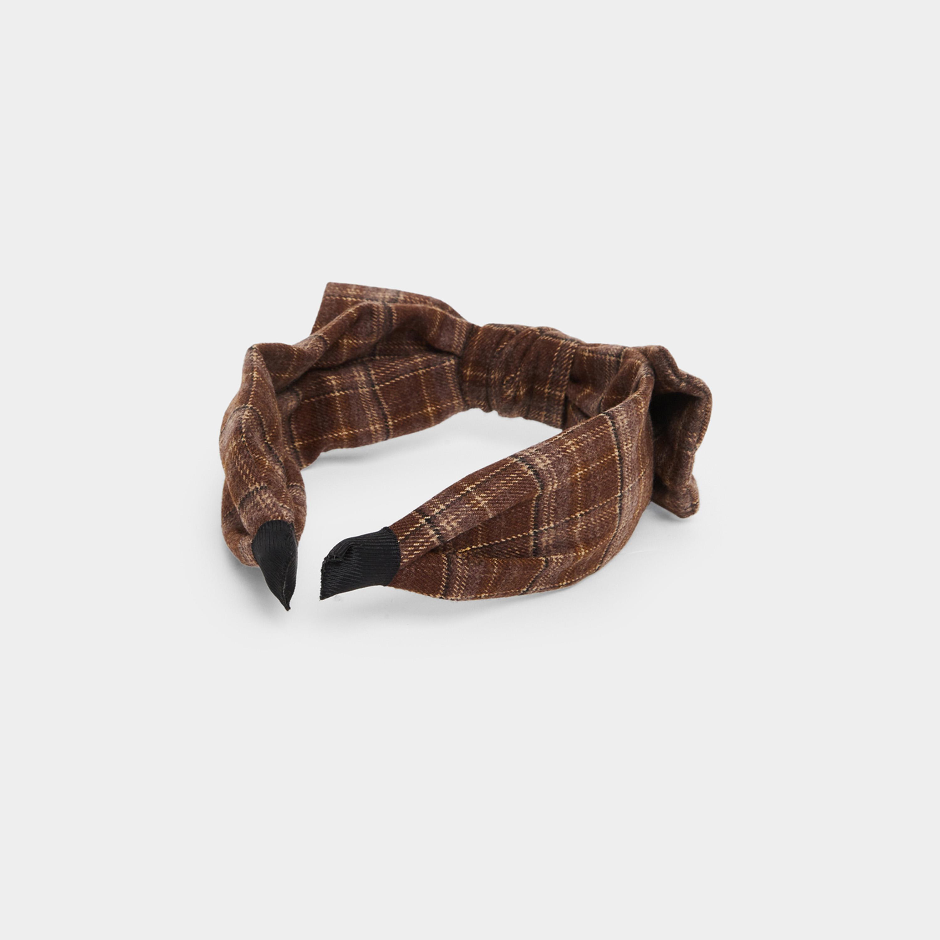 ستايلي - بندانة رأس منقوشة لون بني-women-hairaccessories-bands-image-3