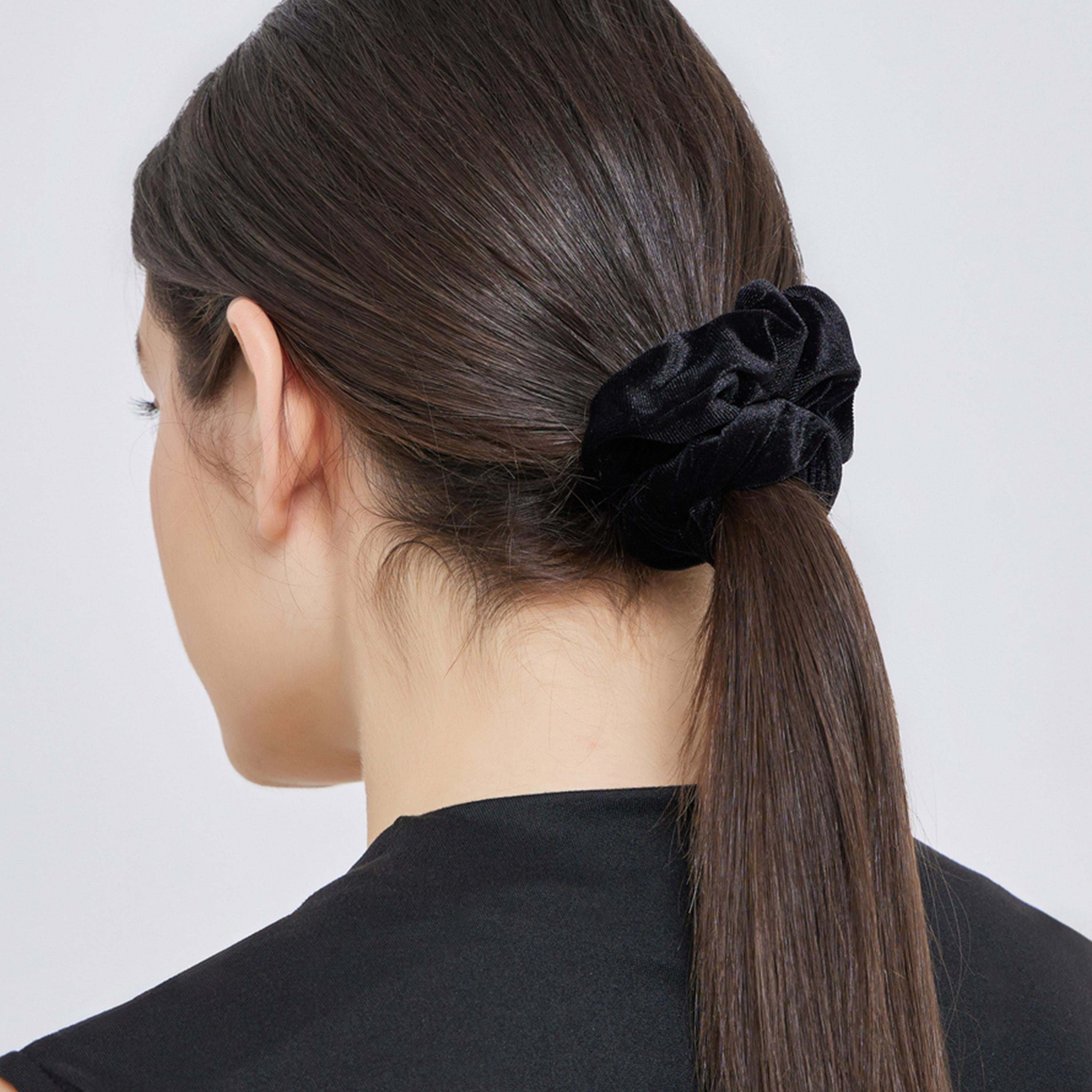 Styli Set of 2 - Solid and Printed Scrunchies-women-hairaccessories-scrunchies-image-2