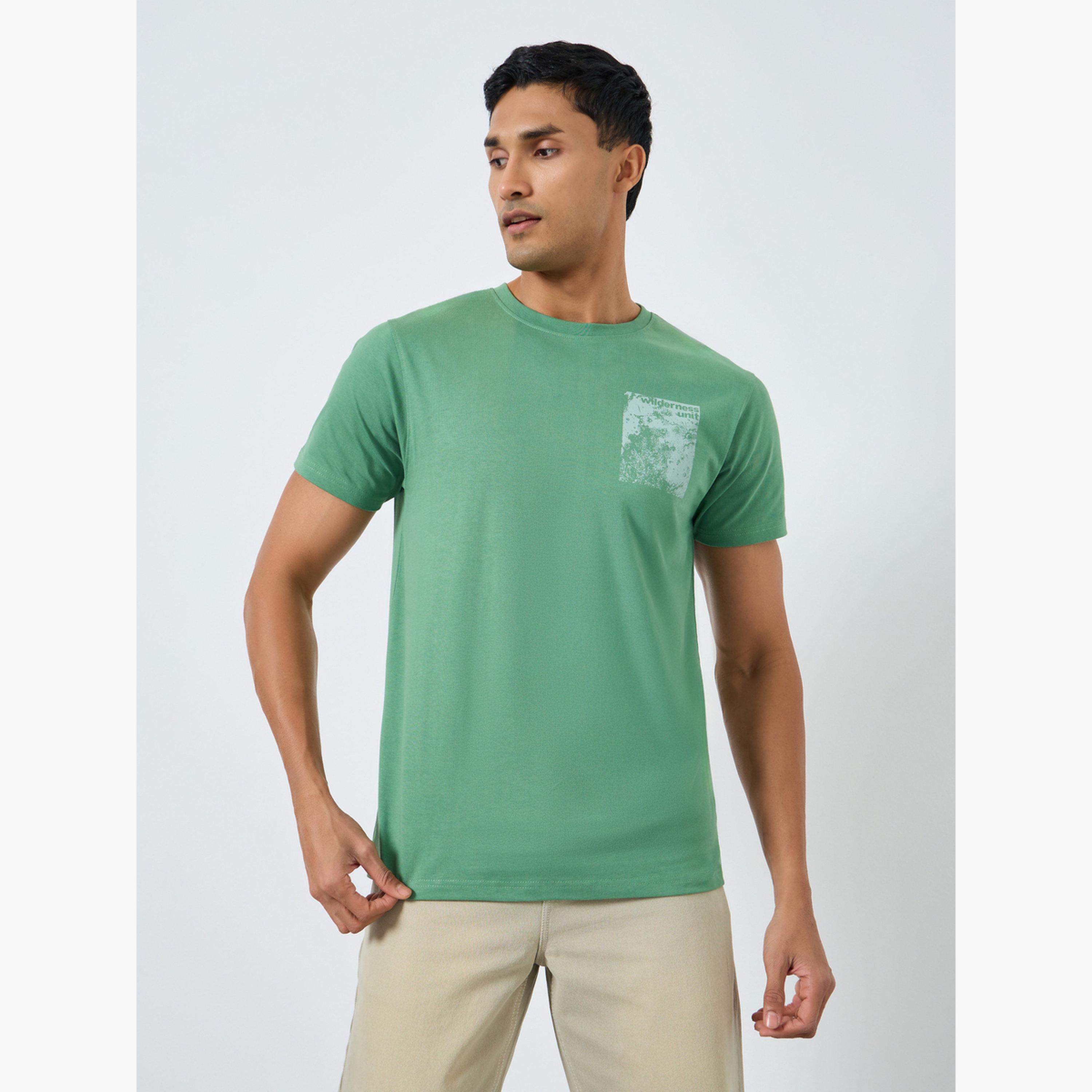 Styli Men Back Graphic Round Neck T-Shirt-men-clothing-tshirtsandpolos-tshirts-image-1