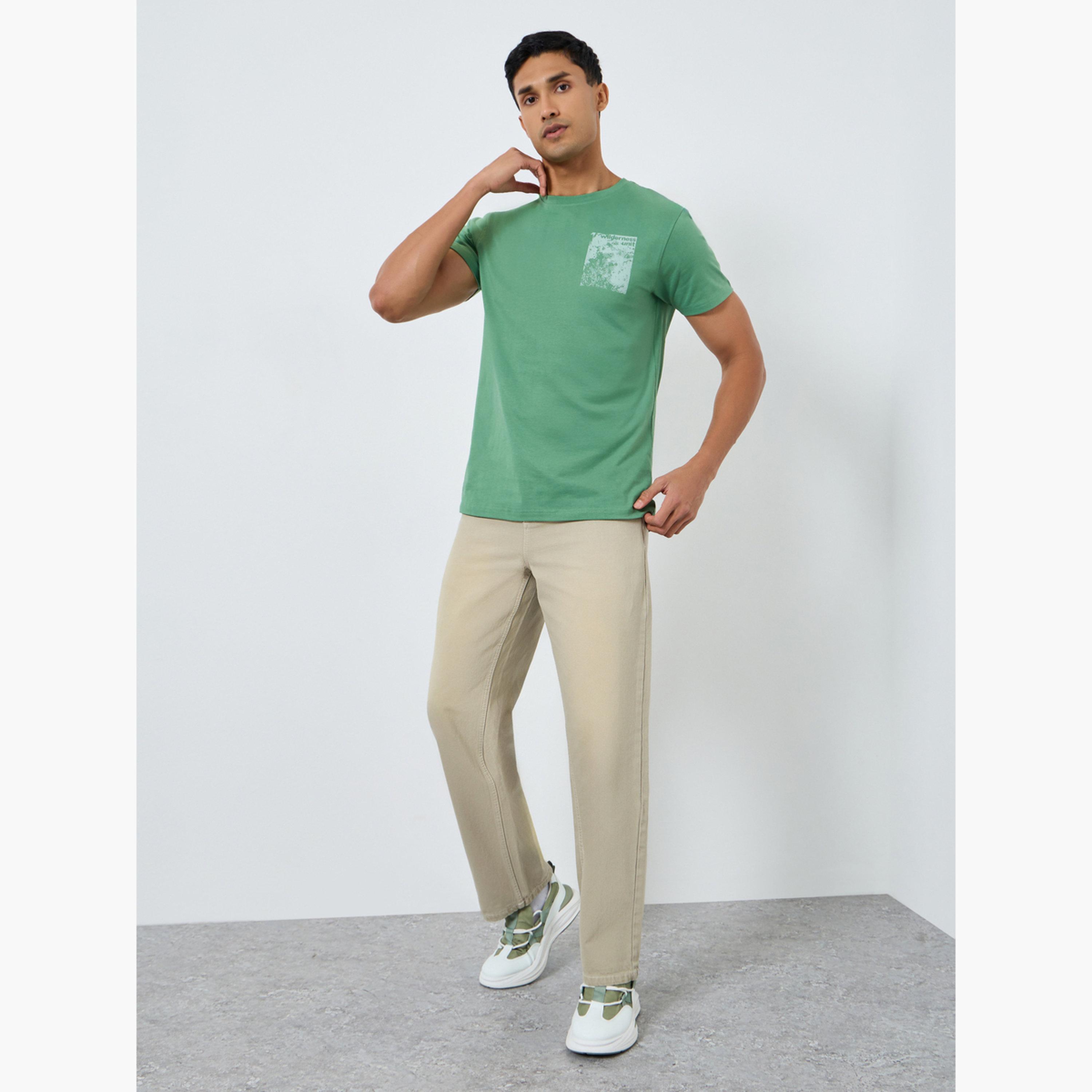 Styli Men Back Graphic Round Neck T-Shirt-men-clothing-tshirtsandpolos-tshirts-image-2