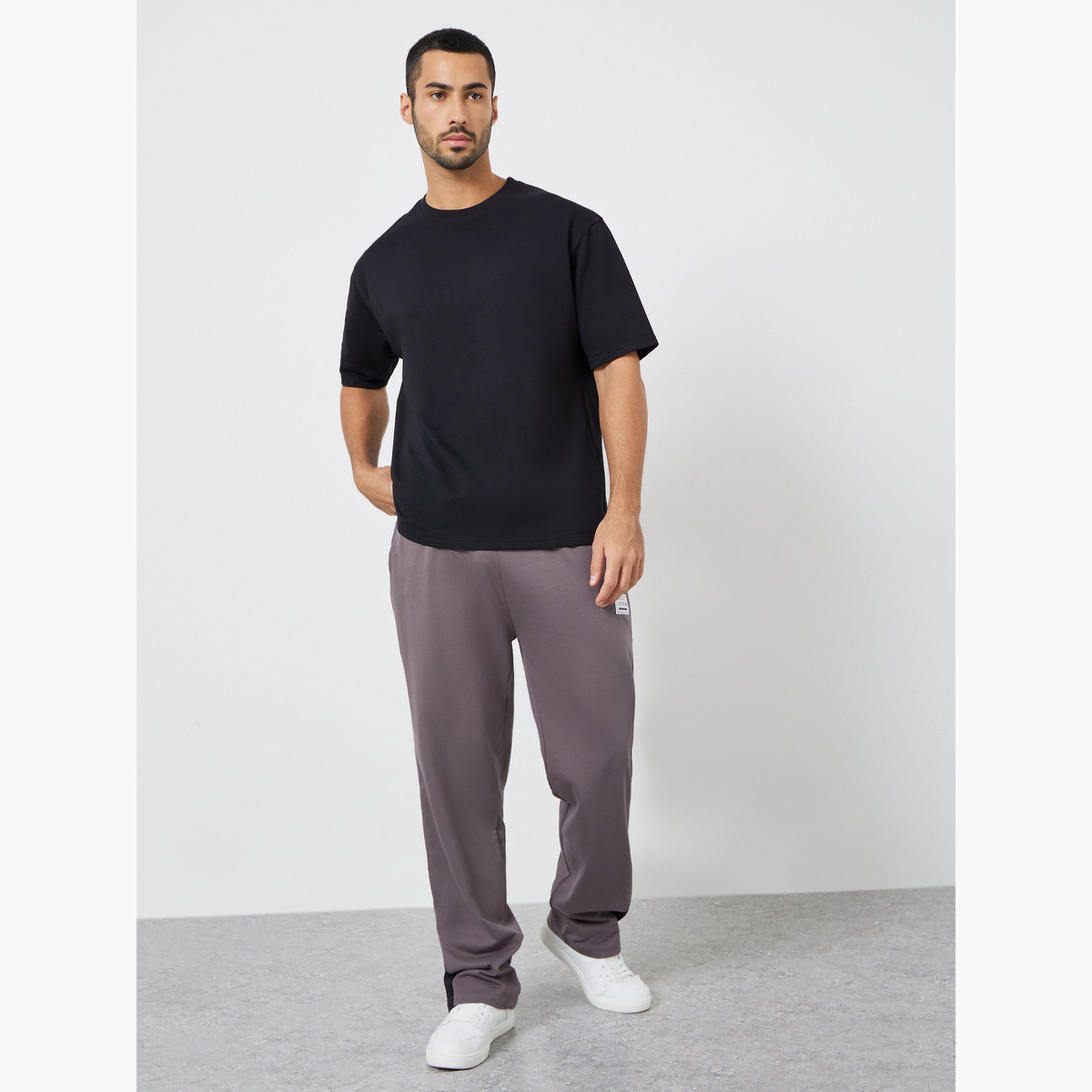 Styli Men Black Graphic Print Oversized T-Shirt-men-clothing-tshirtsandpolos-tshirts-image-2