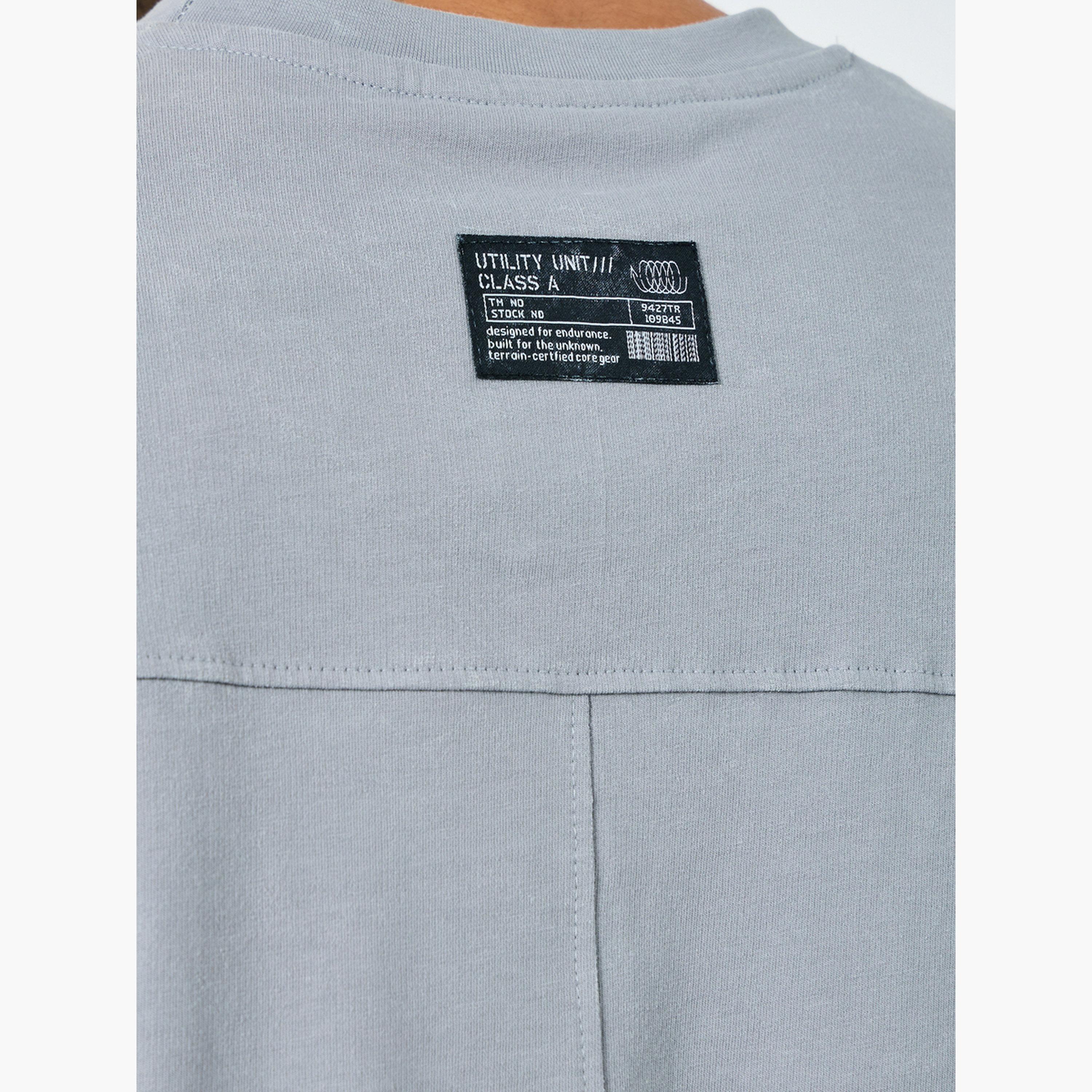 Styli Men Oversized Cut and Sew Panel T-Shirt and Shorts Co-Ords-men-clothing-coordsets-image-5