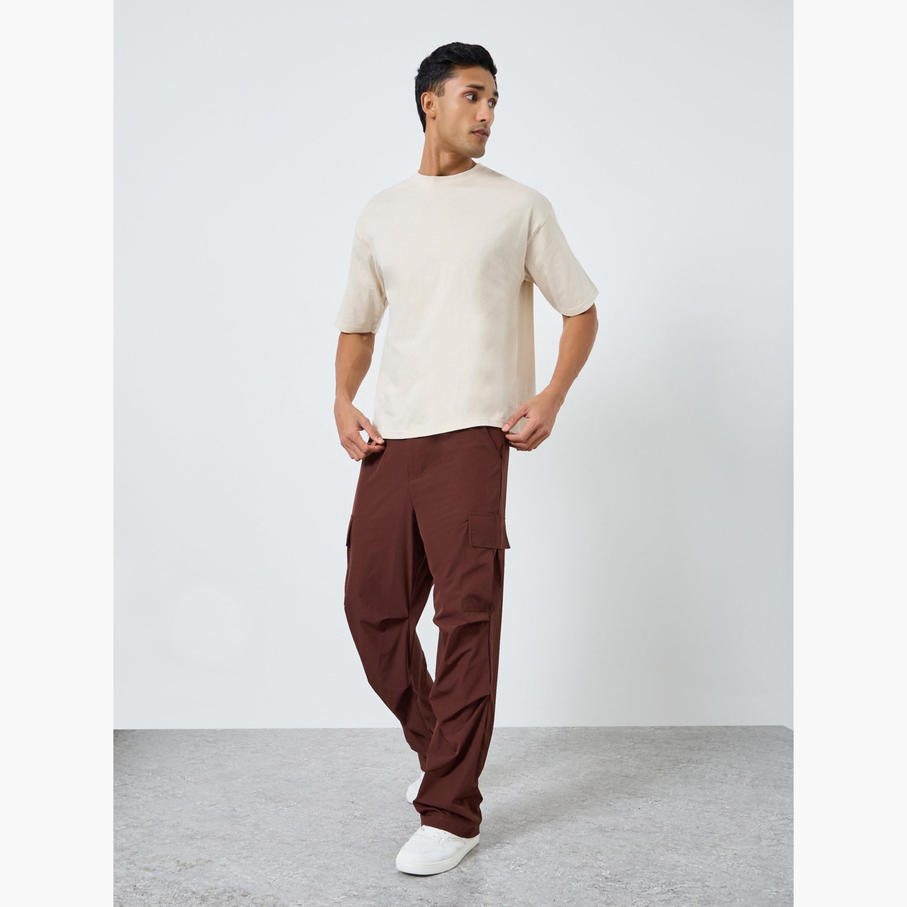 تيشيرت واسع بطبعة جبال بارزة-men-clothing-tshirtsandpolos-tshirts-image-2