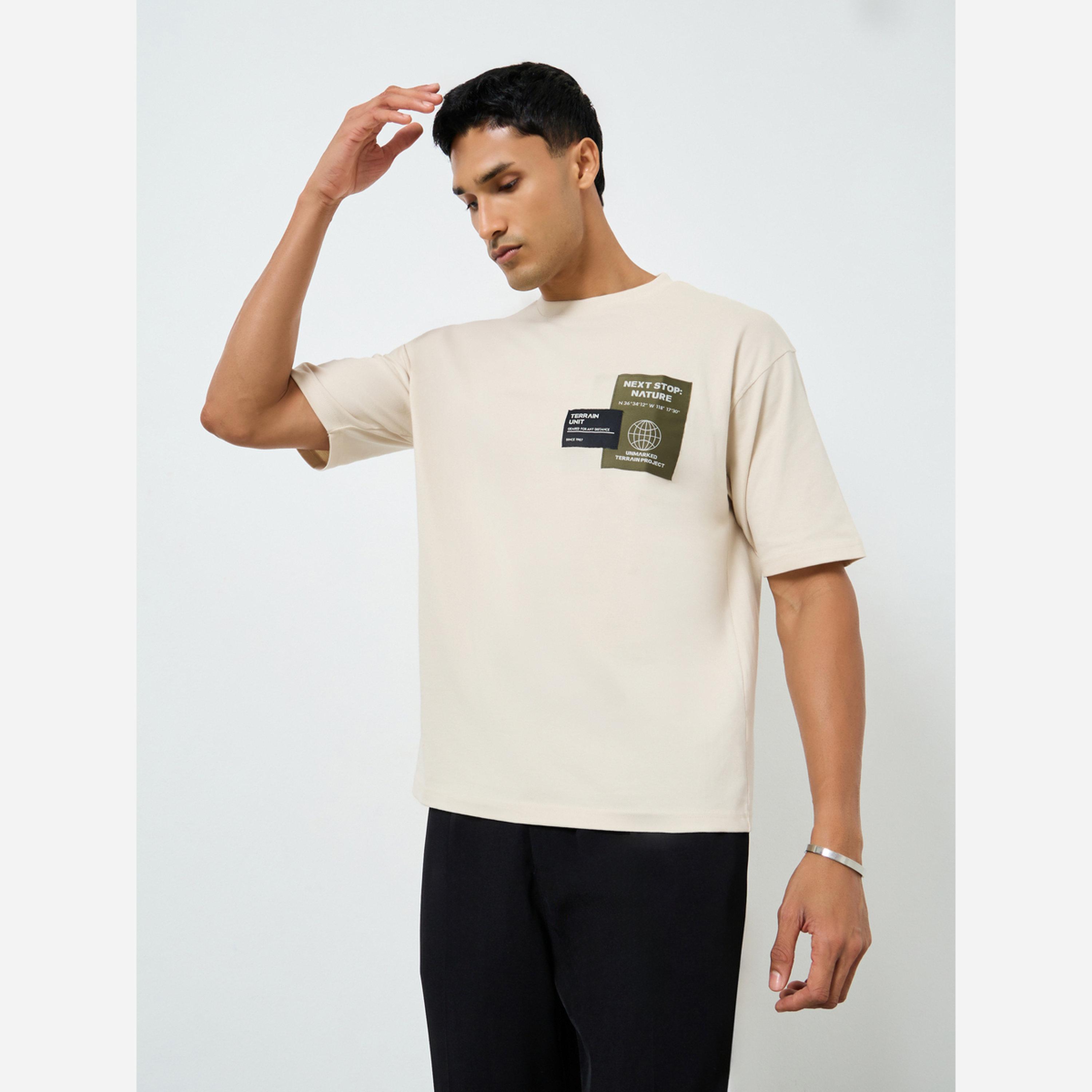 Styli Men Oversized Chest Patch Detail T-Shirt-men-clothing-tshirtsandpolos-tshirts-image-1