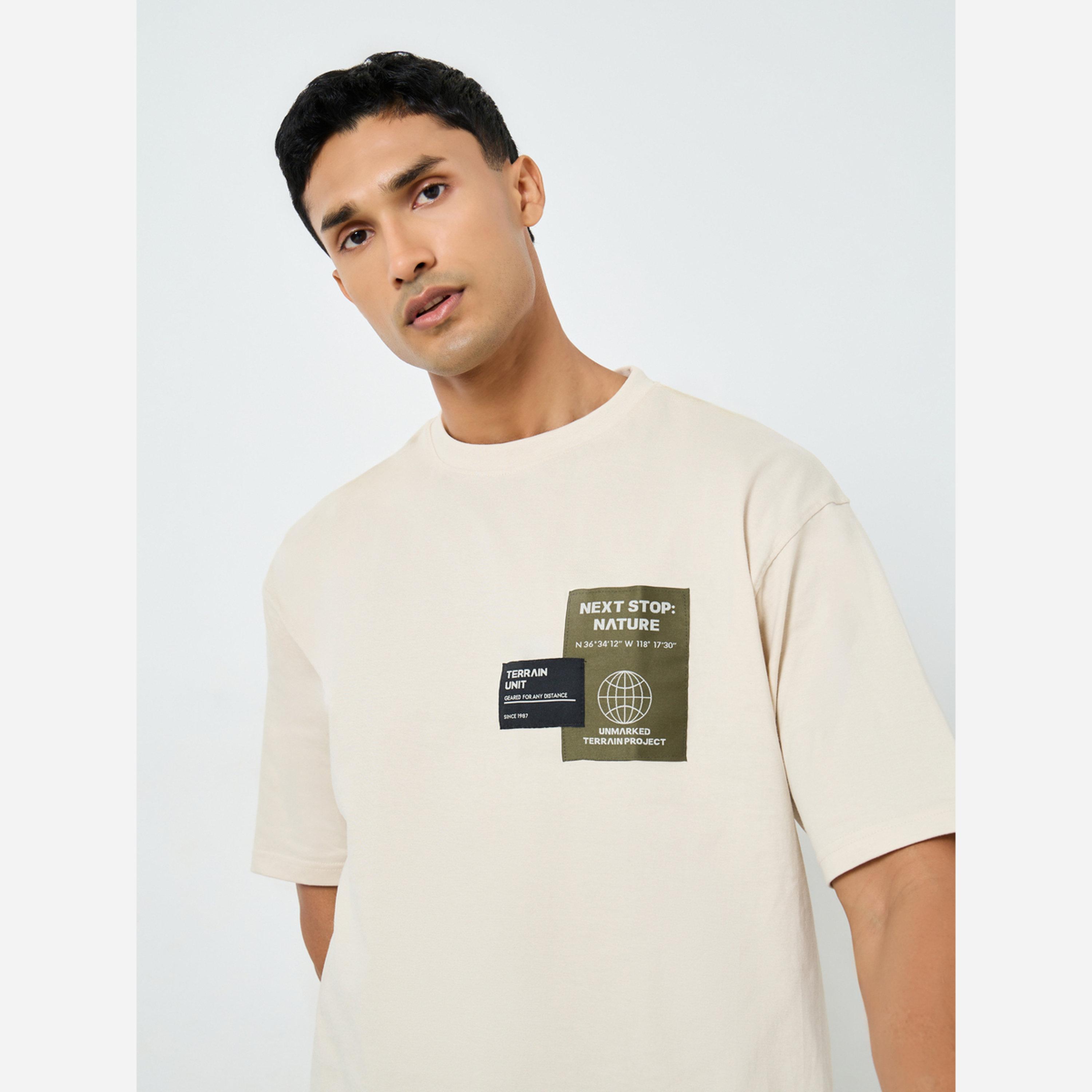 Styli Men Oversized Chest Patch Detail T-Shirt-men-clothing-tshirtsandpolos-tshirts-image-3