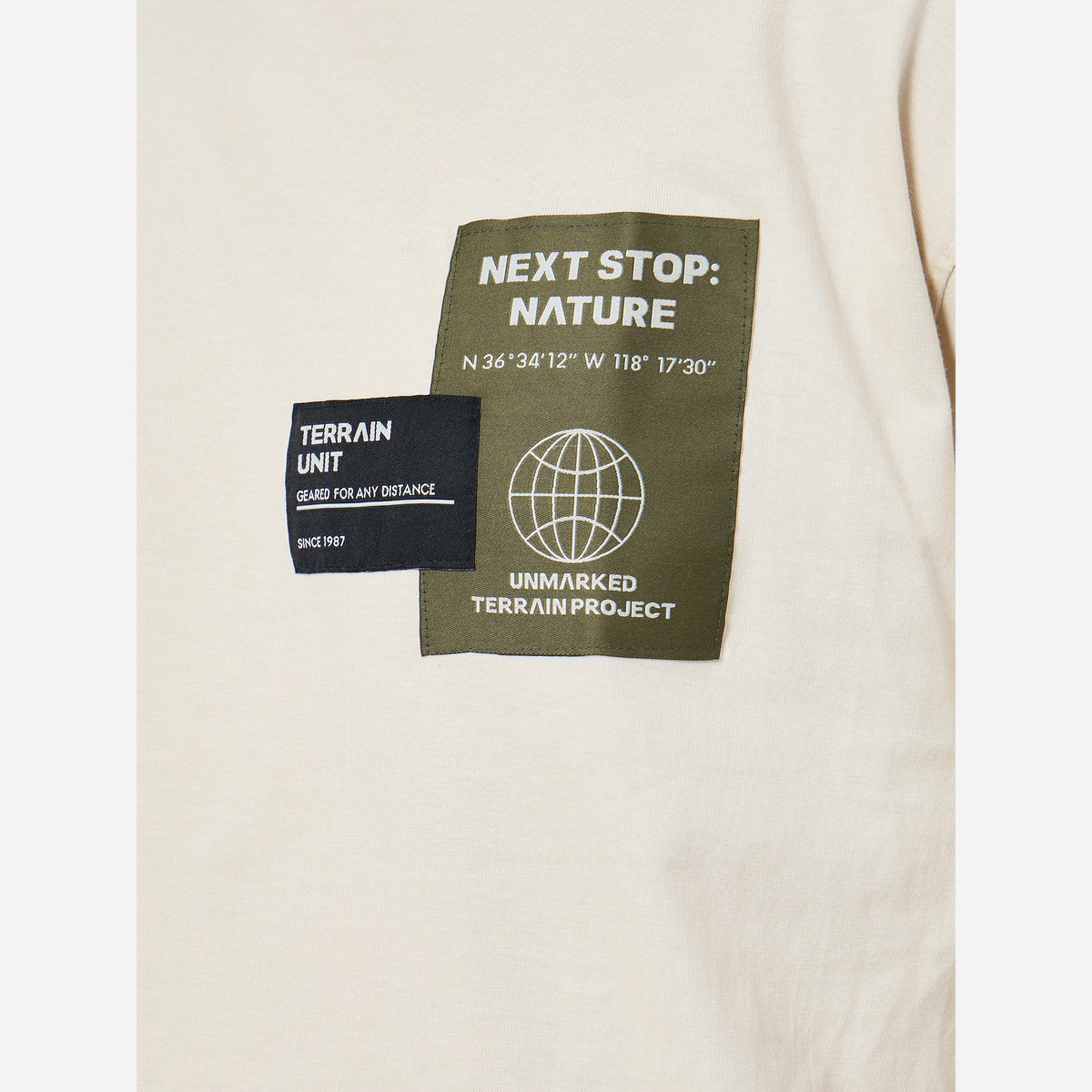 ستايلي - تيشيرت رجالي مقاس واسع بتفاصيل رقعة على الصدر-men-clothing-tshirtsandpolos-tshirts-image-4