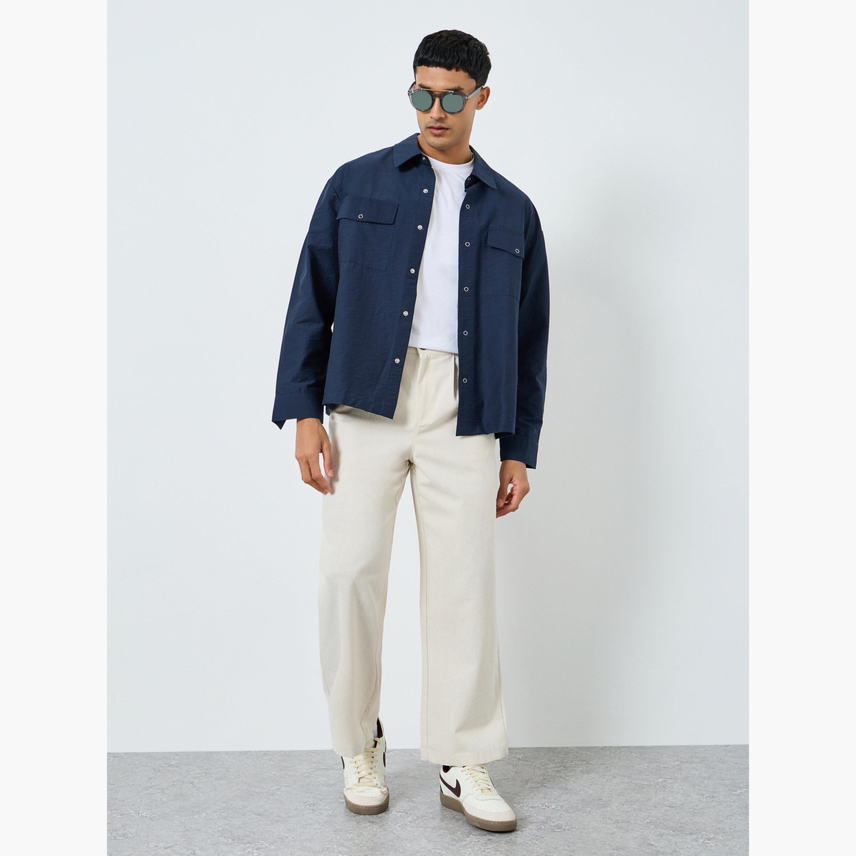 قميص عملي بقصة واسعة للرجال-men-clothing-shirts-image-2
