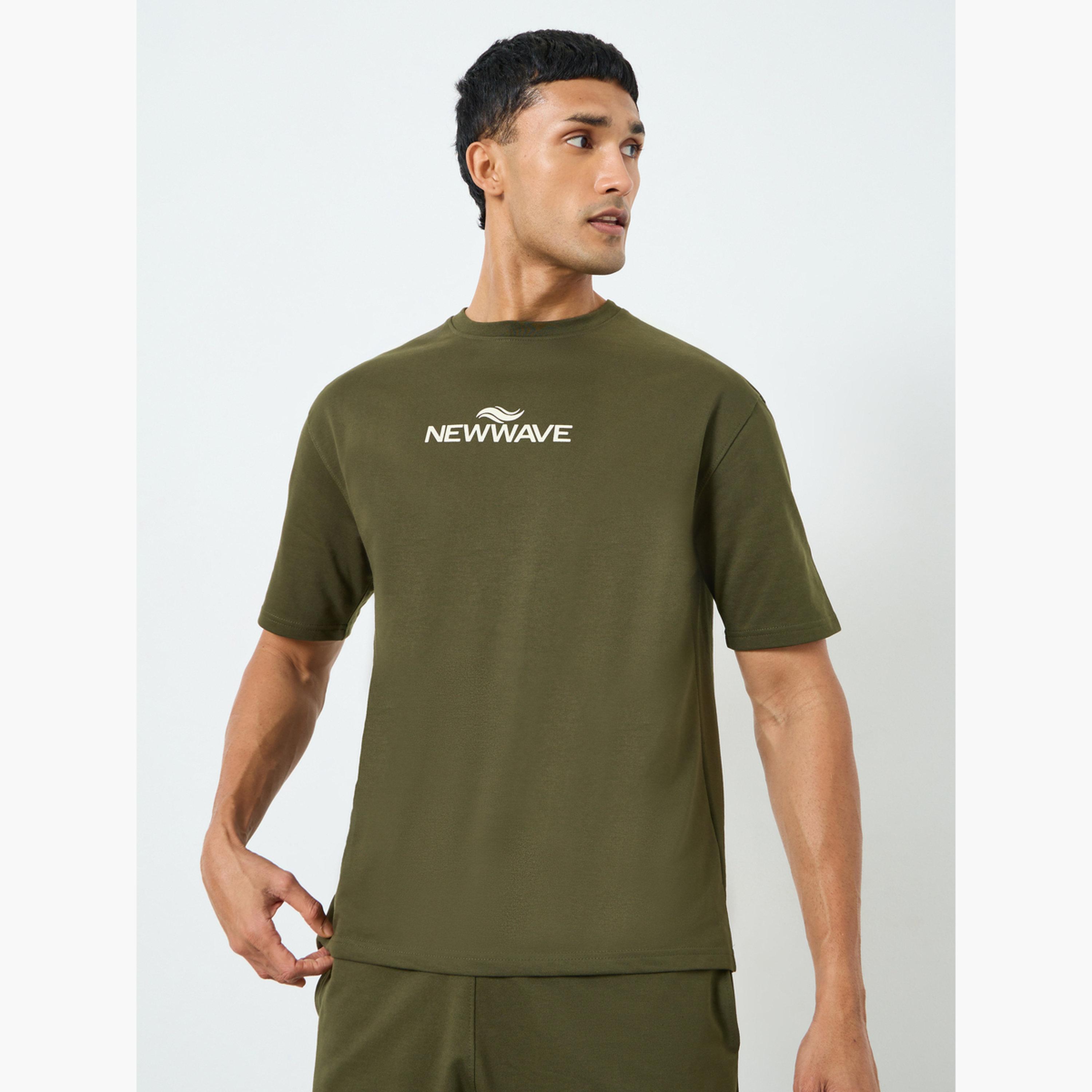 Styli Men Olive Green Oversized Shirt and Shorts Co-Ords-men-clothing-coordsets-image-2