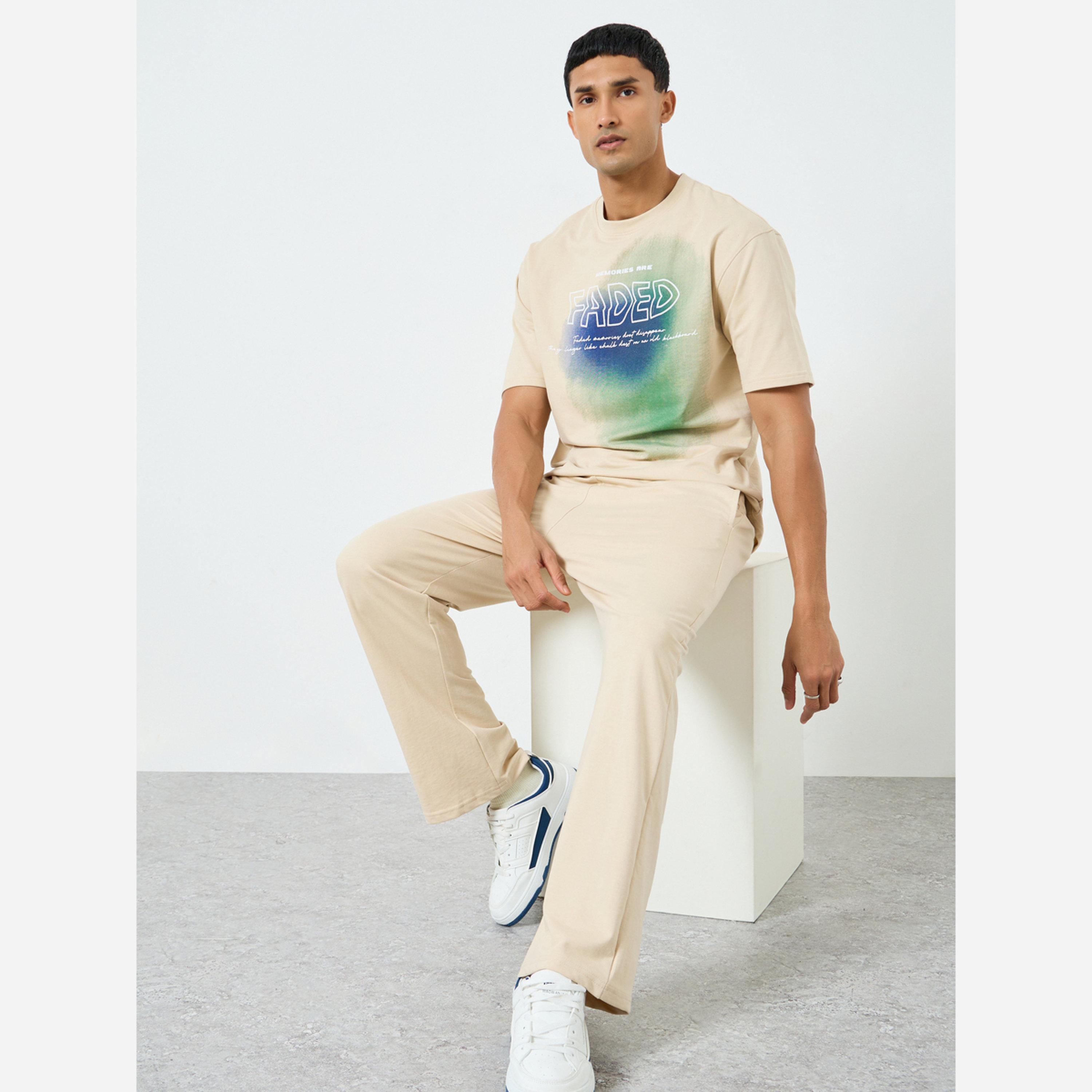 Styli Men Oversized Printed T-Shirt and Joggers Co-Ords-men-clothing-coordsets-image-2